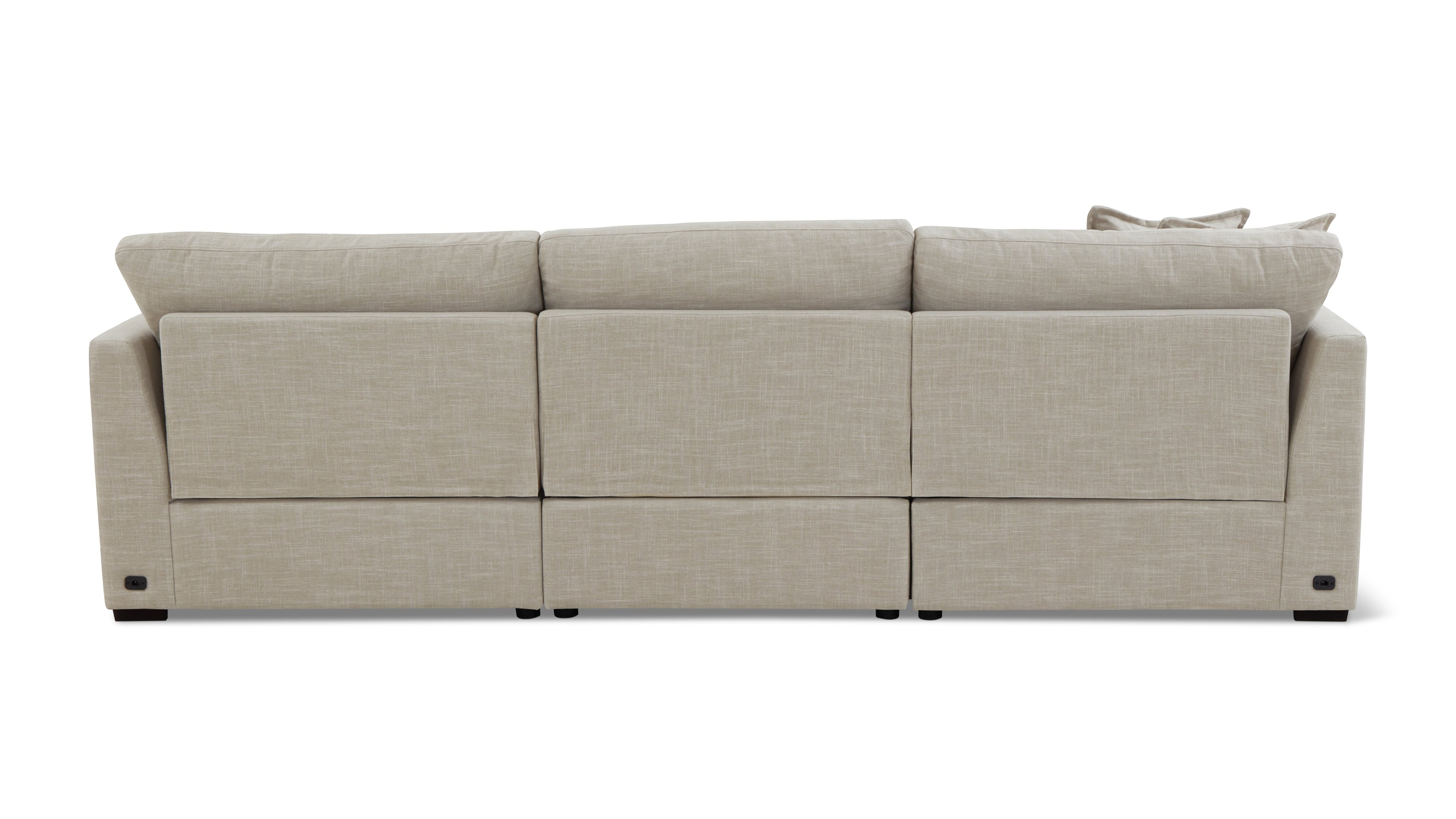 Lift Off Power Recliner 3-Piece Modular Sofa, Light Pebble - Image 9