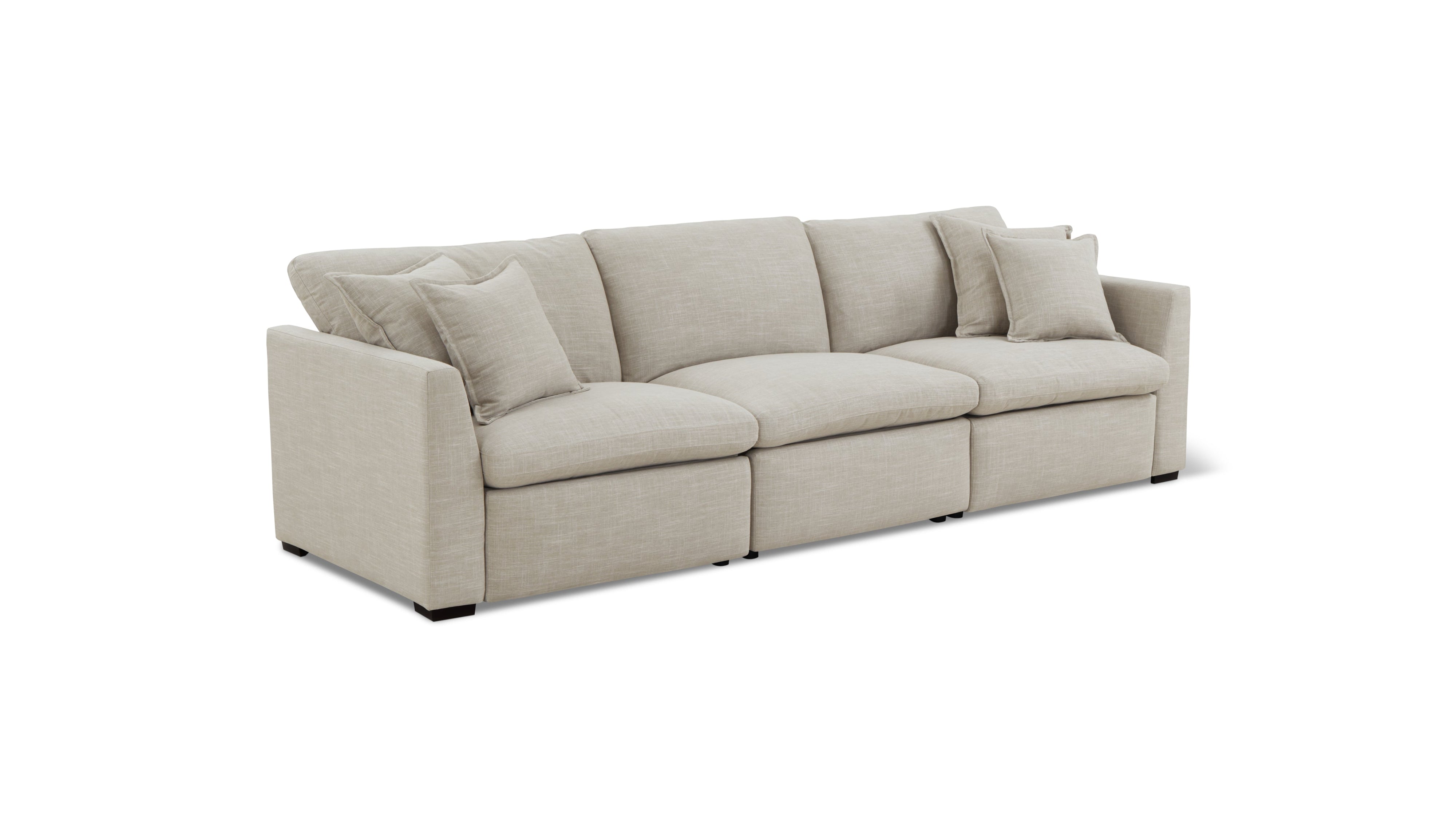 Lift Off Power Recliner 3-Piece Modular Sofa, Light Pebble - Image 6