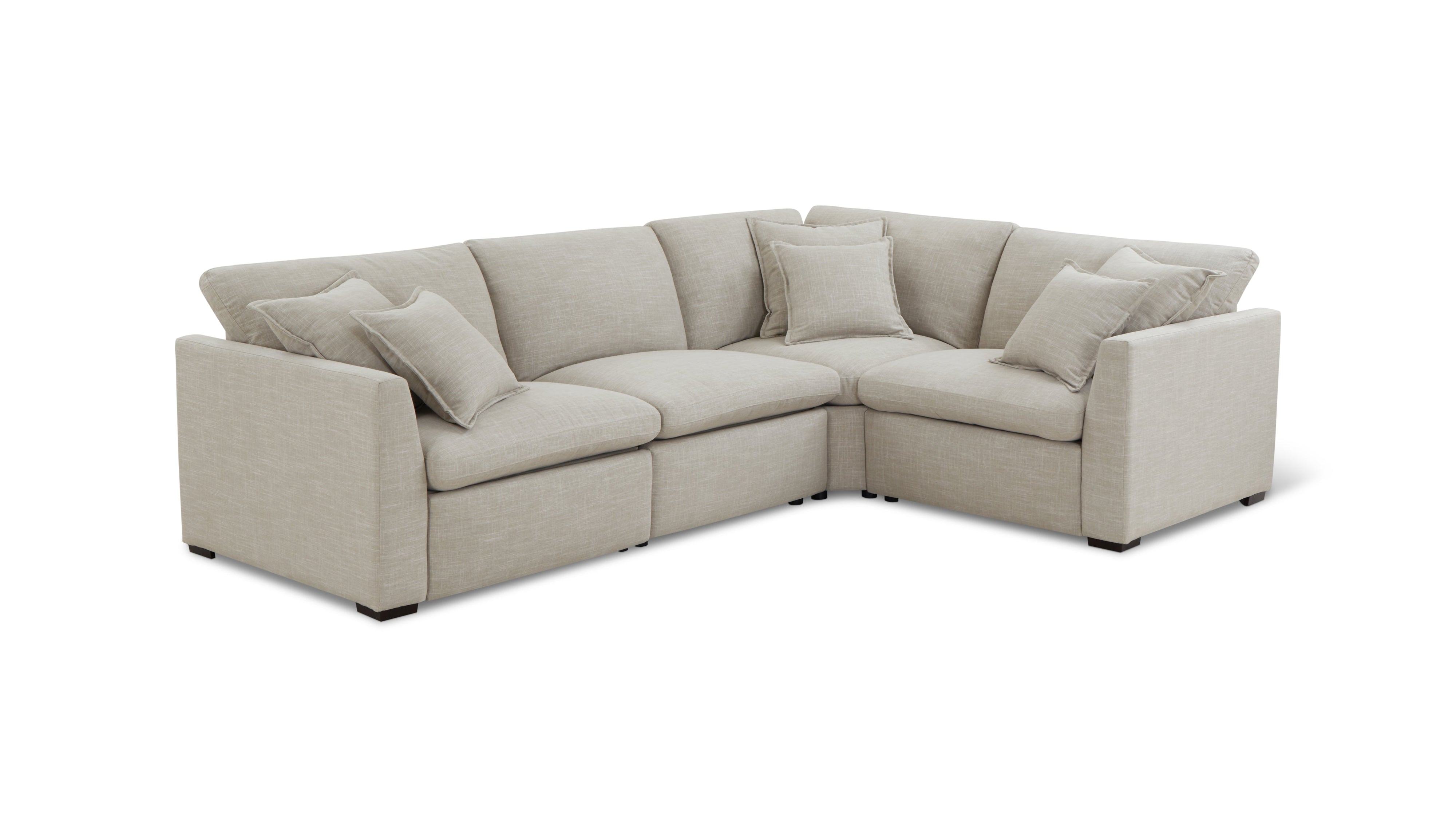 Lift Off Power Recliner 4-Piece Modular Sectional, Light Pebble - Image 7