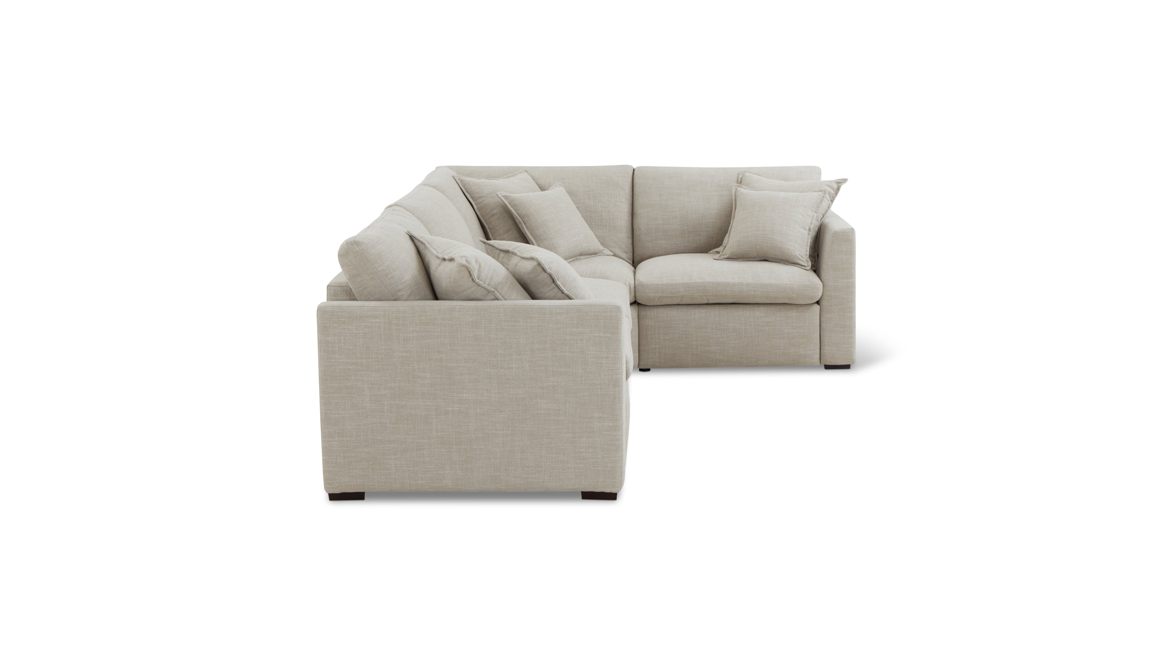 Lift Off Power Recliner 4-Piece Modular Sectional, Light Pebble - Image 9