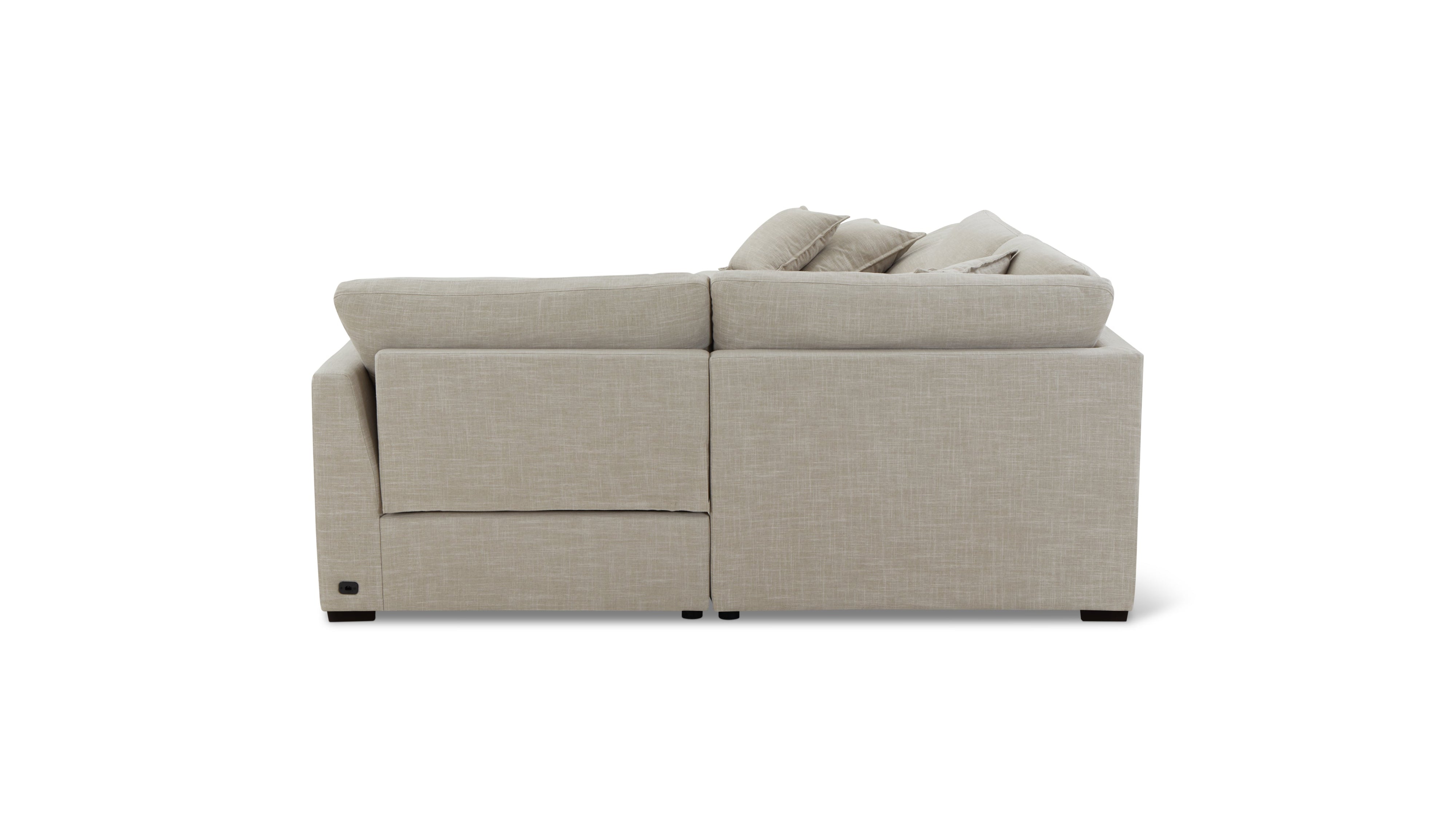 Lift Off Power Recliner 4-Piece Modular Sectional, Light Pebble - Image 12