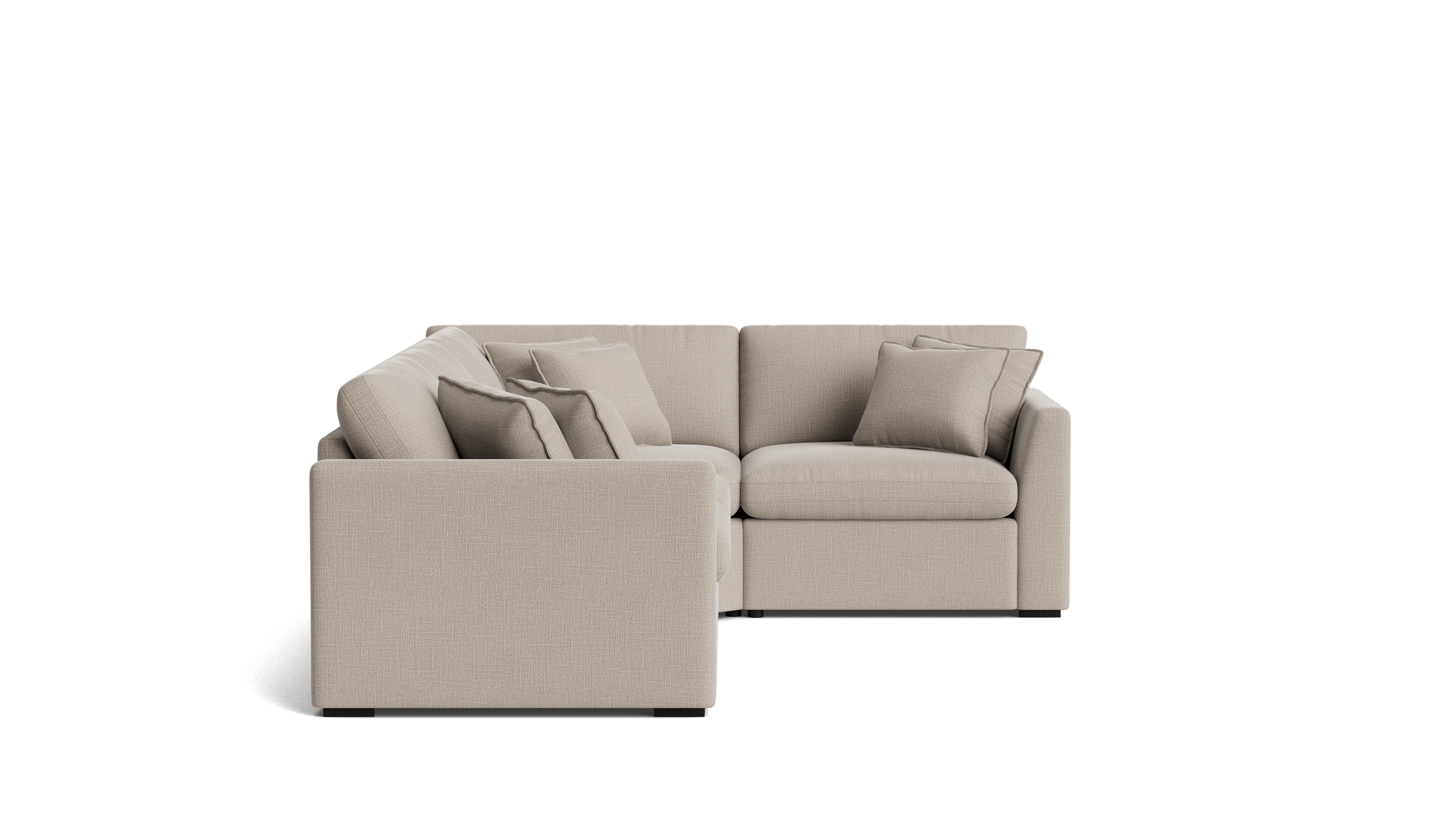 Lift Off Power Recliner 4-Piece Modular Sectional, Light Pebble