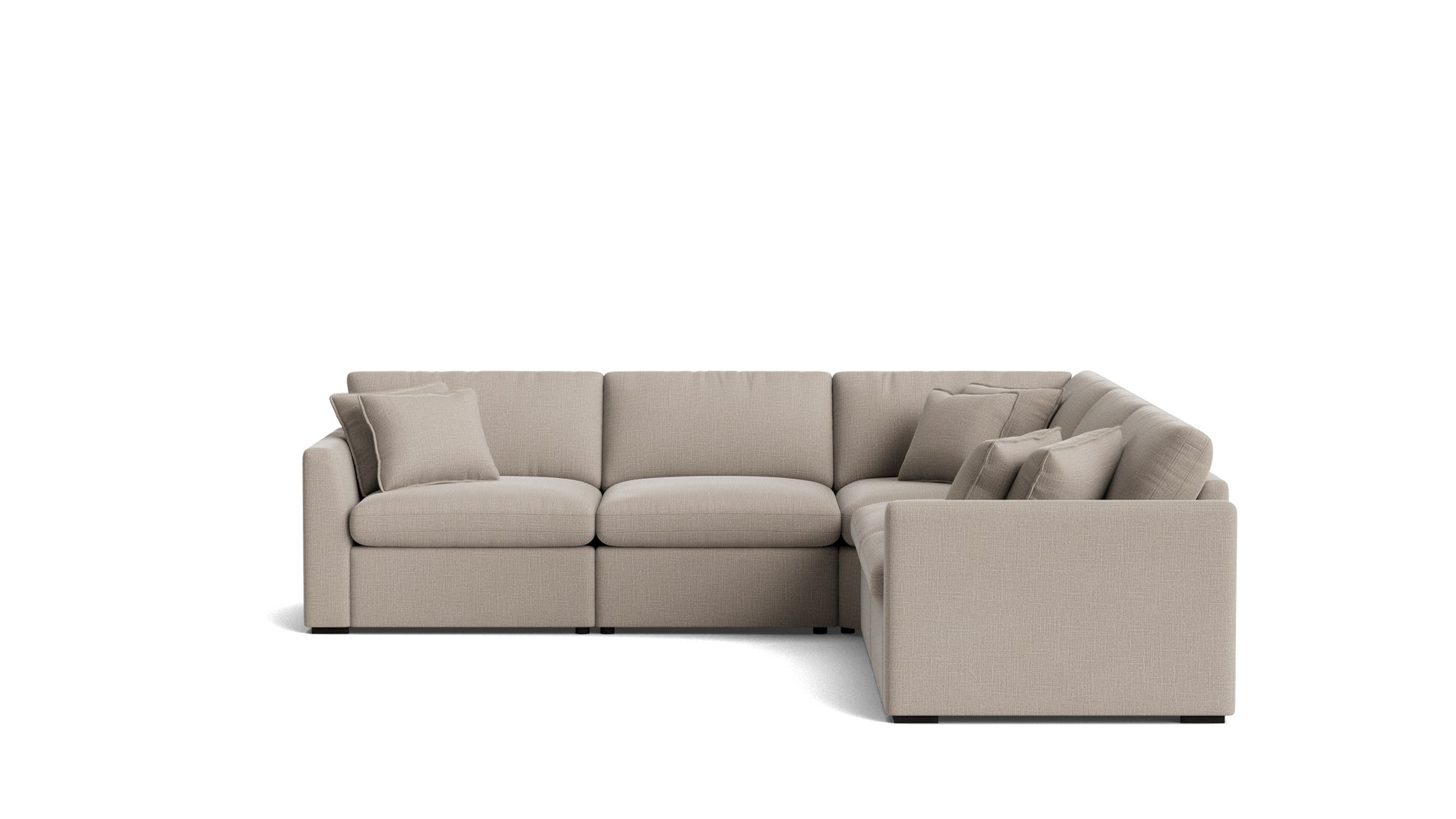 Lift Off Power Recliner 5-Piece Modular Sectional, Light Pebble_image