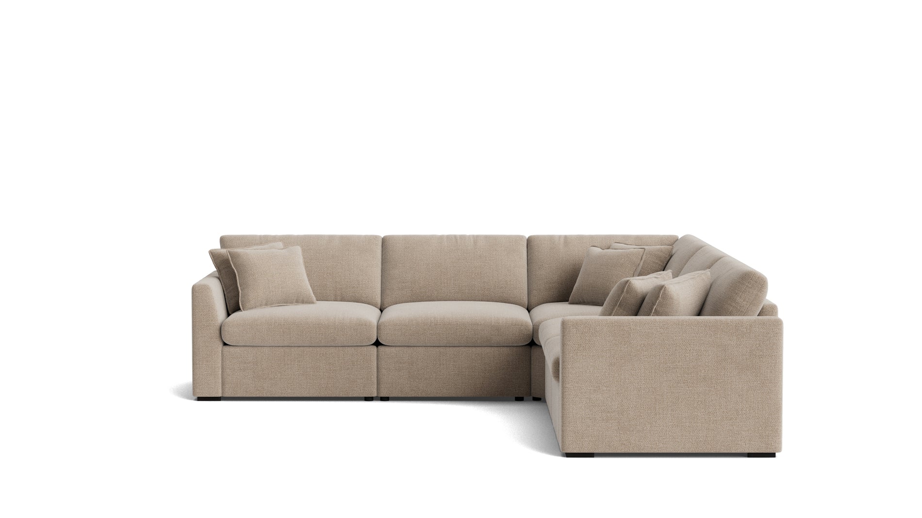 Lift Off Power Recliner 5-Piece Modular Sectional, Champagne_image