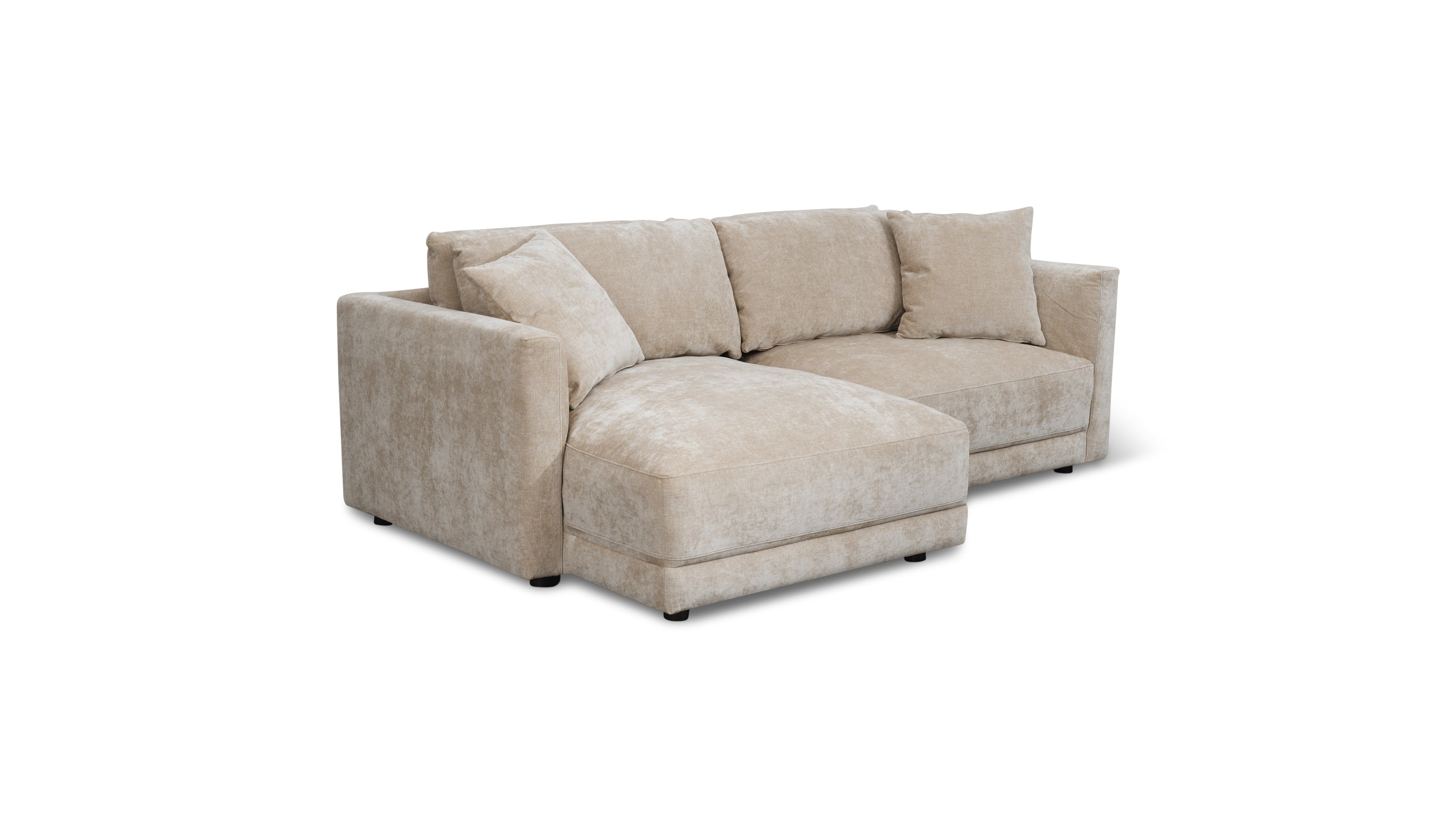 Soft Spot 2-Piece Modular Sectional Left, Cashew - Image 7