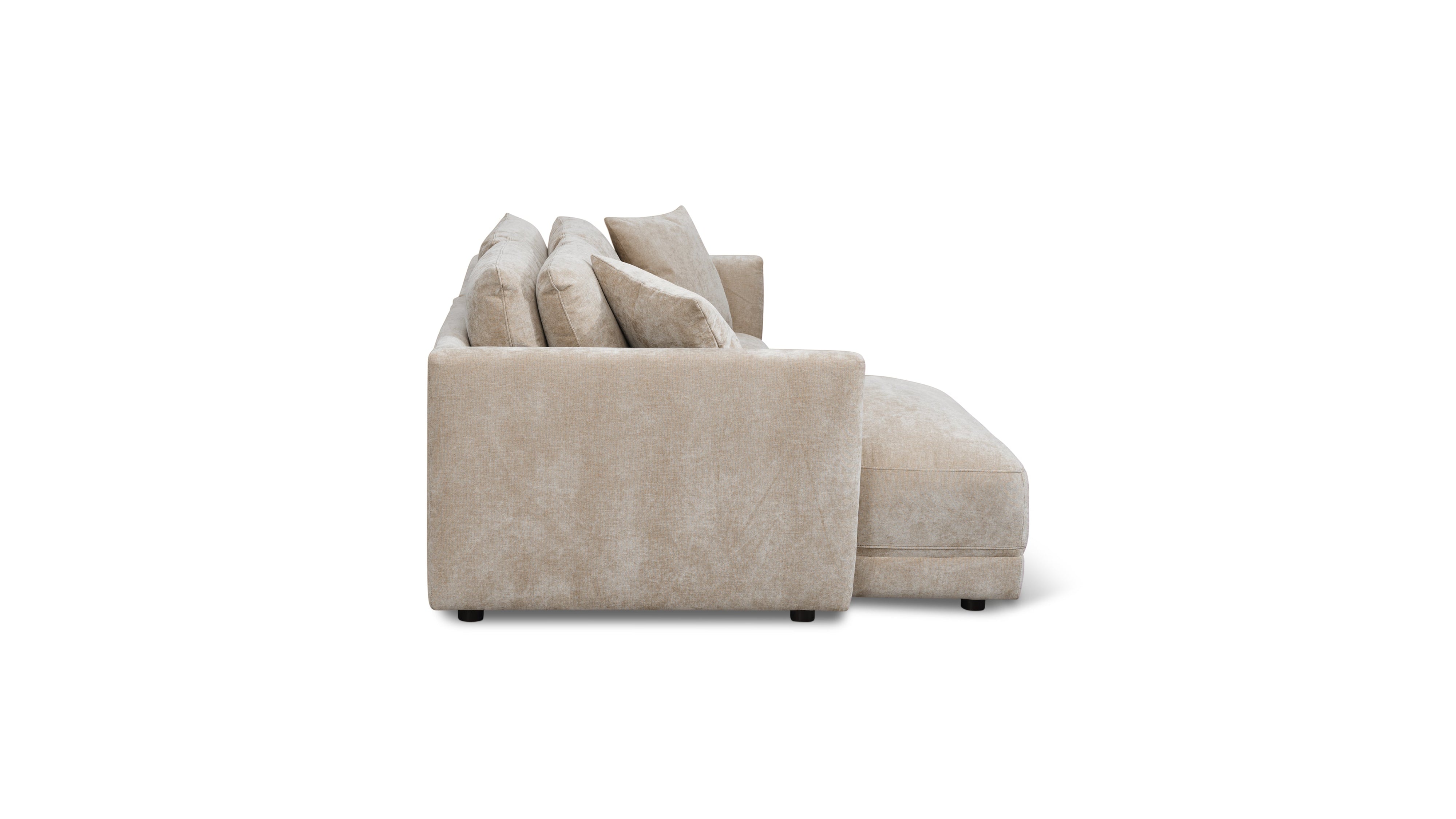 Soft Spot 2-Piece Modular Sectional Left, Cashew - Image 7