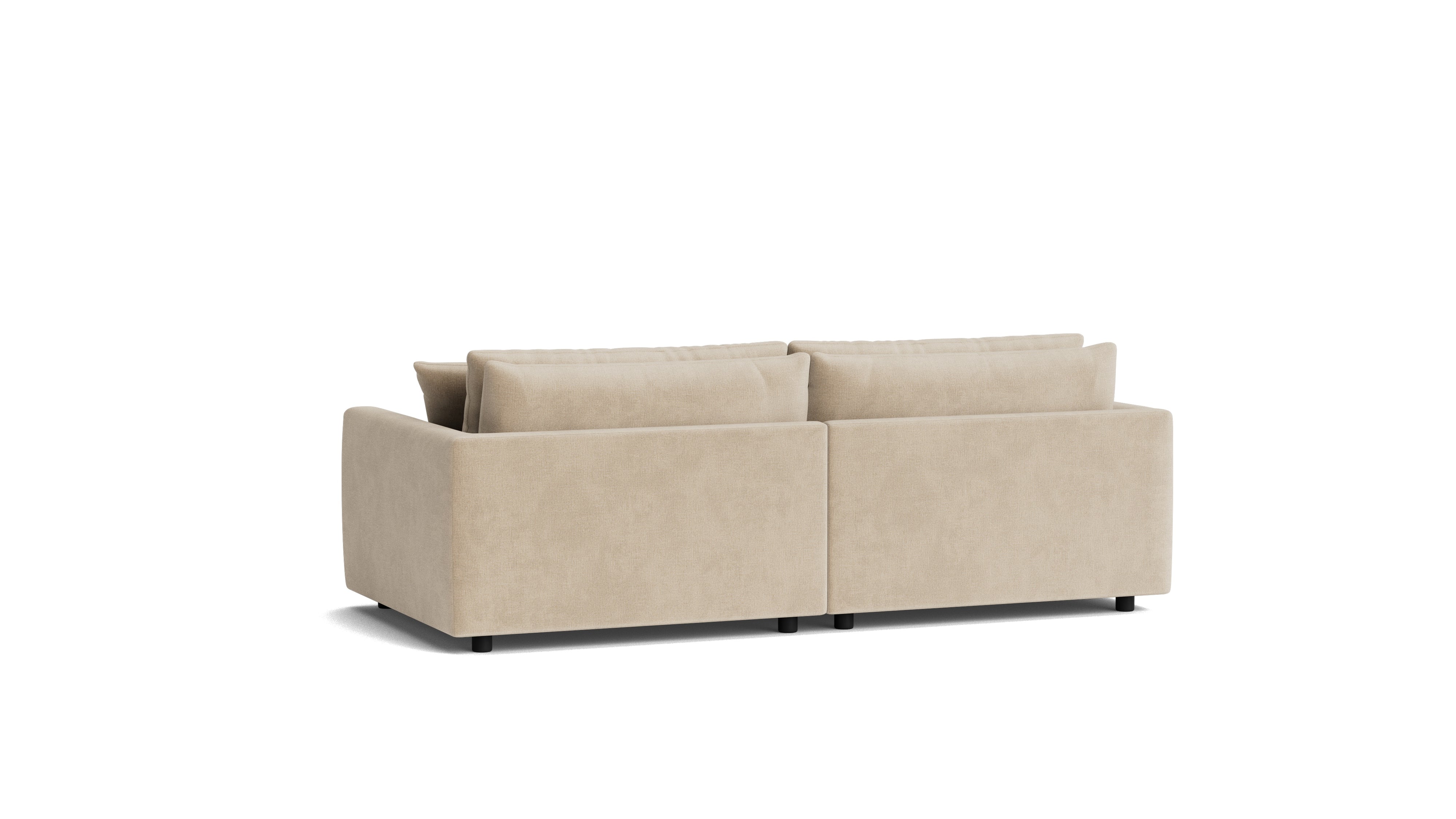 Soft Spot 2-Piece Modular Sectional Left, Cashew