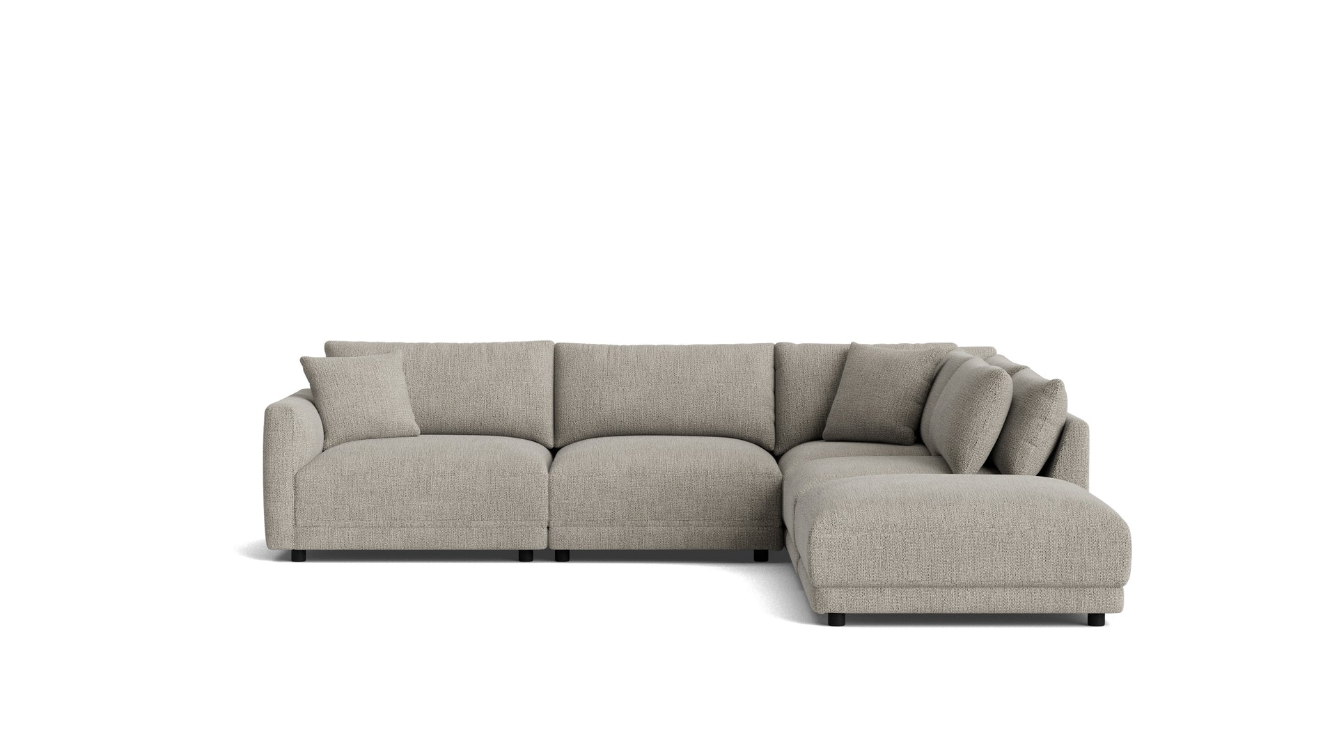 Soft Spot 5-Piece Modular Sectional Right, Oatmeal_image