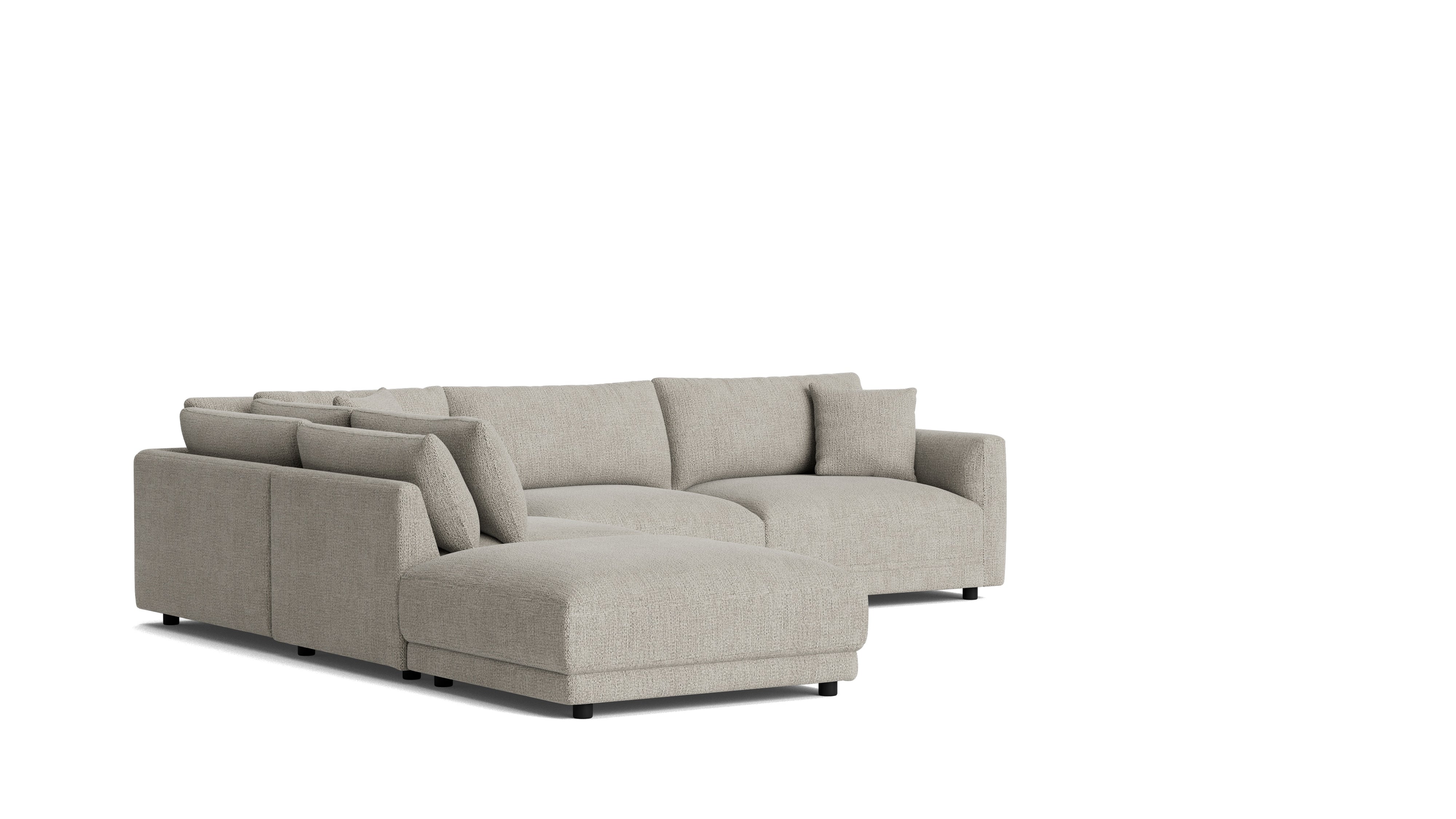 Soft Spot 5-Piece Modular Sectional Left, Oatmeal