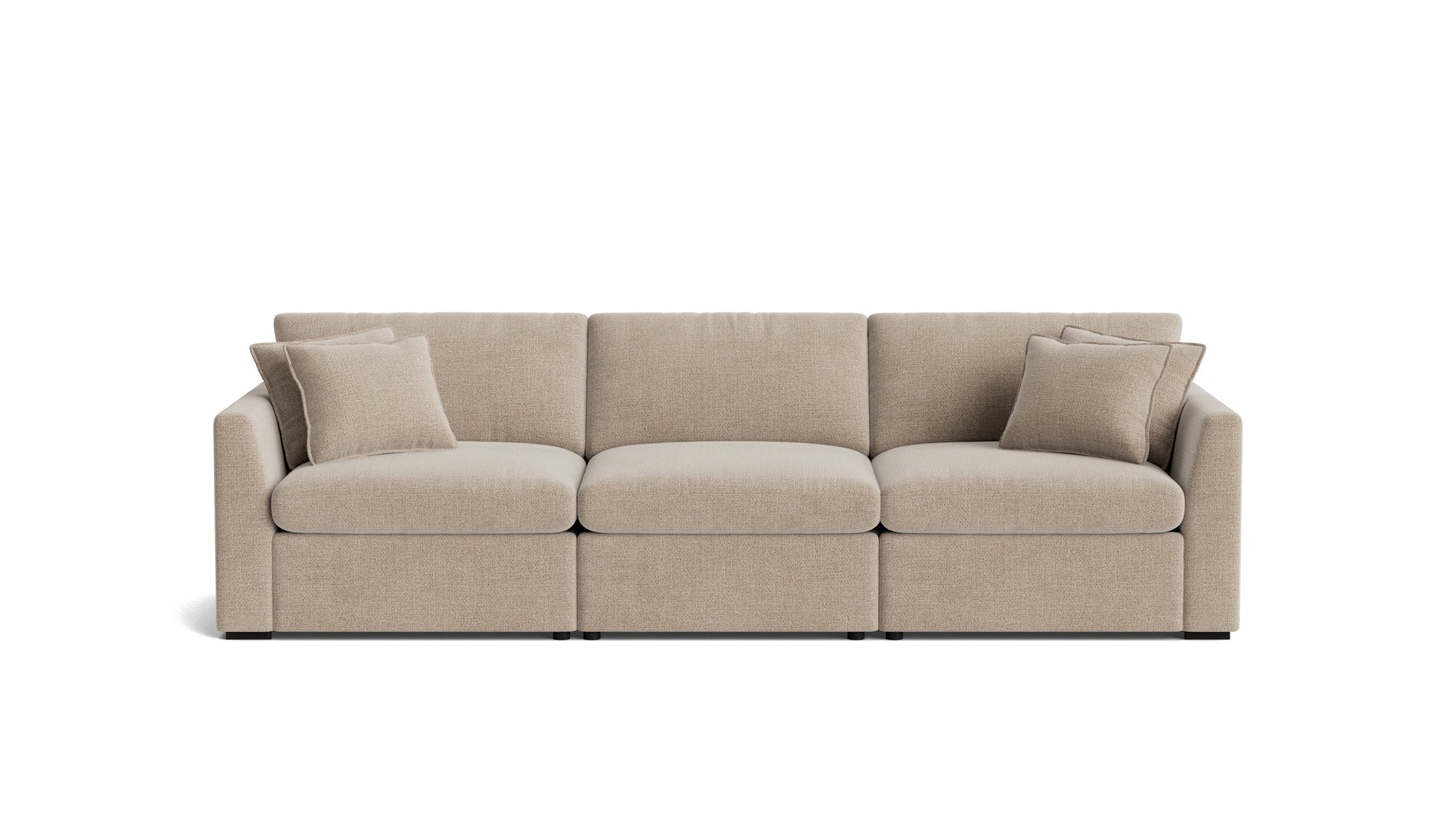 Lift Off Power Recliner 3-Piece Modular Sofa, Champagne_image