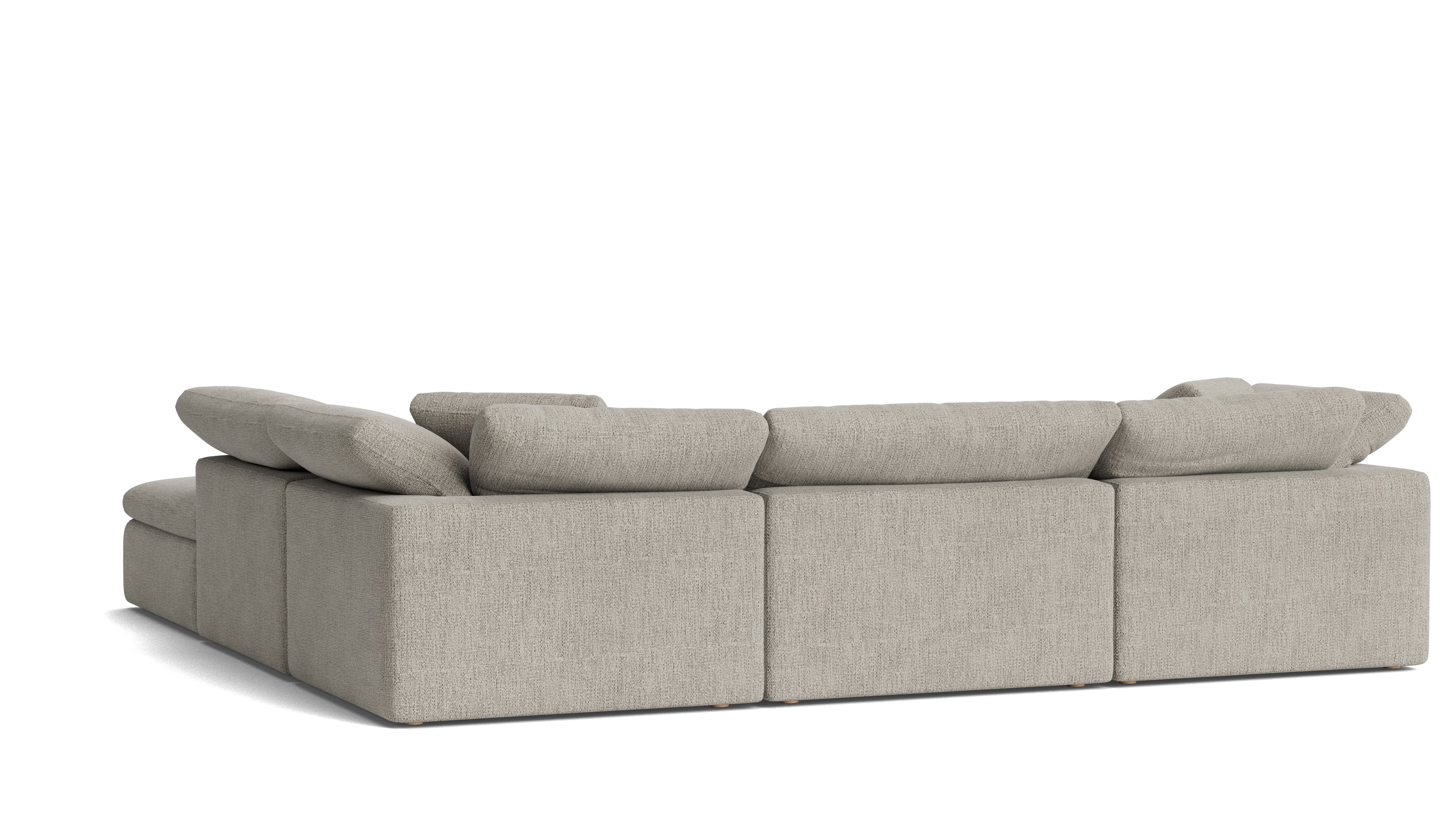 Movie Night™ 5-Piece Modular Sectional, Large, Oatmeal
