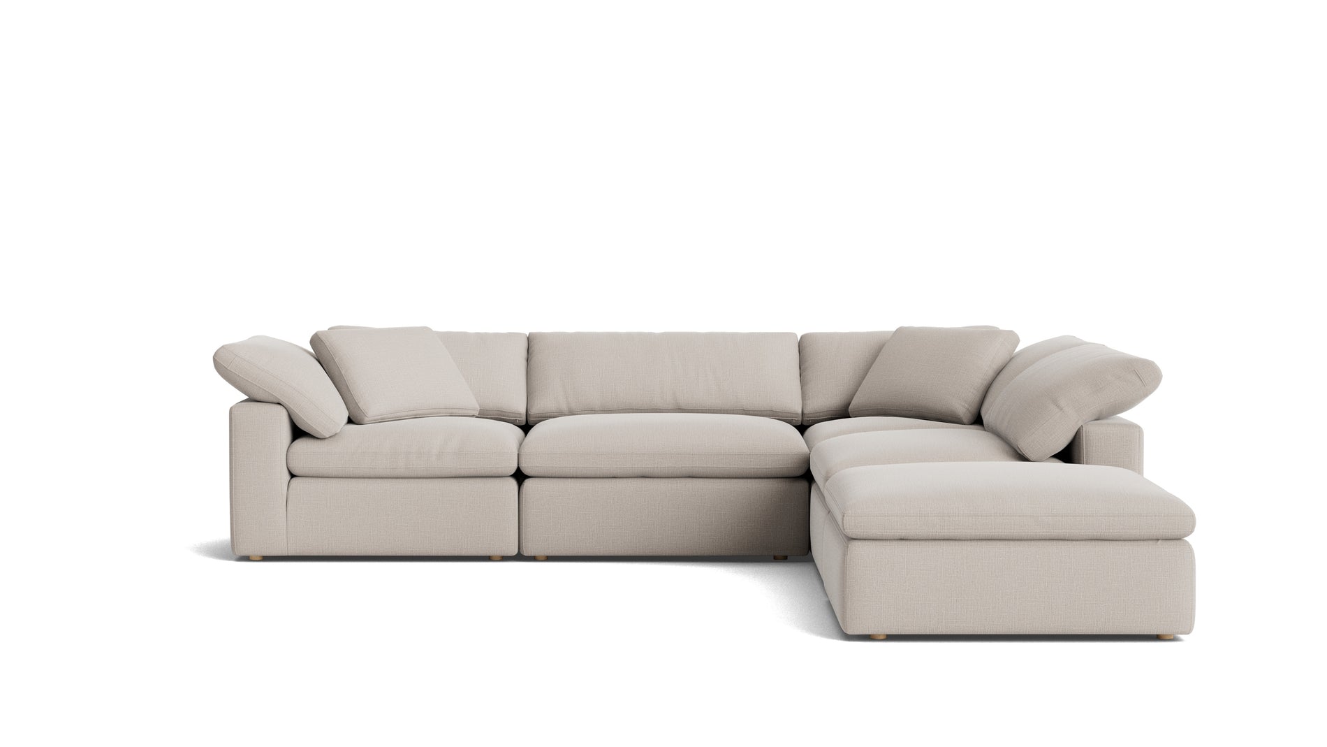 Movie Night™ 5-Piece Modular Sectional, Large, Clay_image