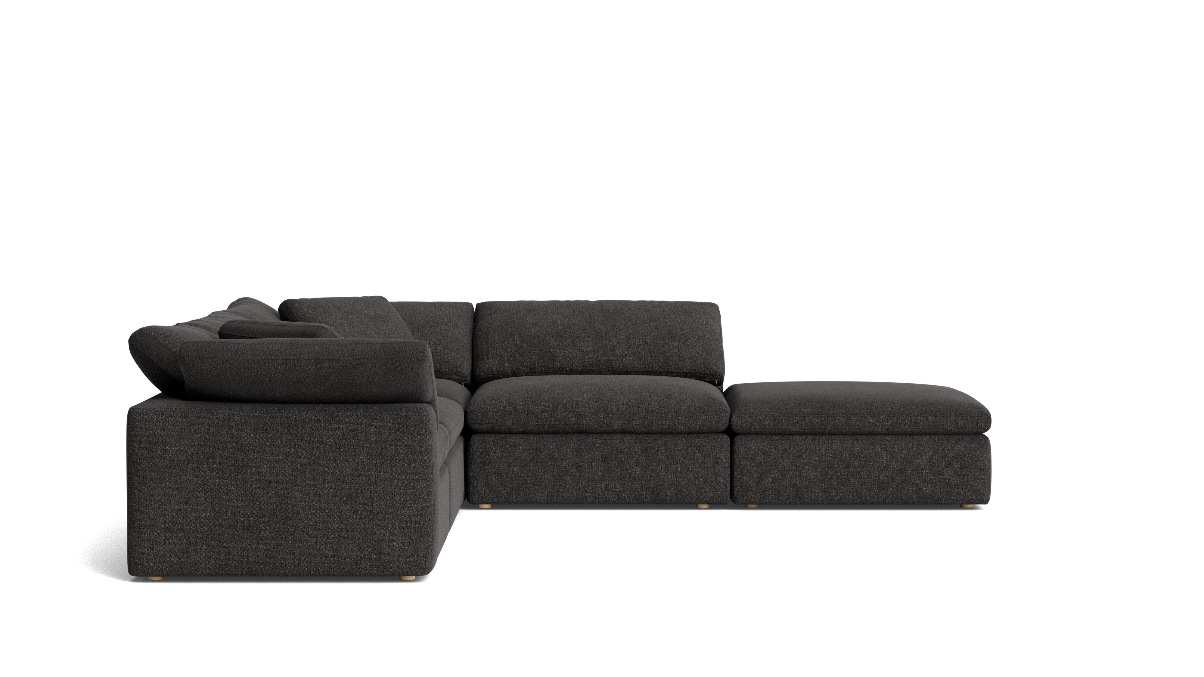Movie Night™ 5 - Piece Modular Sectional, Large, Dark Shadow - Sundays Company CanadaSEC-YJ-901-025