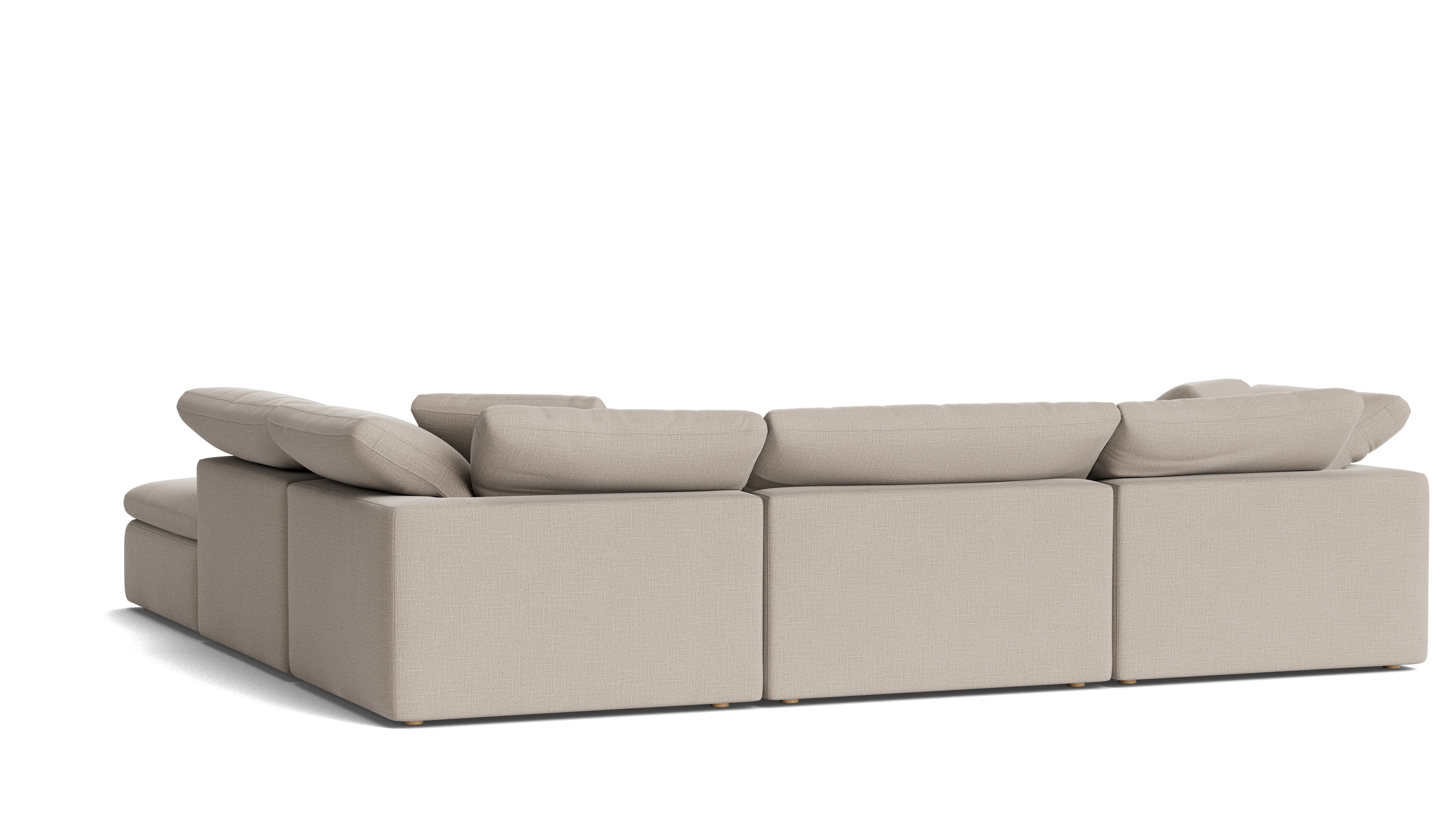 Movie Night™ 5-Piece Modular Sectional, Large, Light Pebble