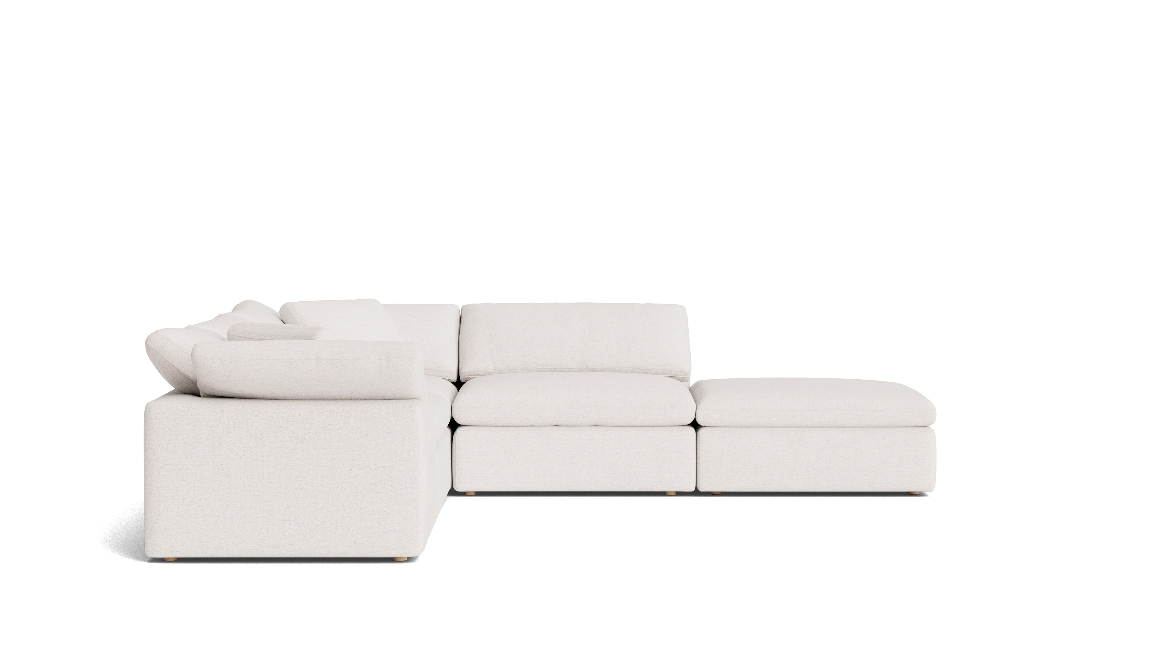 Movie Night™ 5-Piece Modular Sectional, Large, Nomad Snow