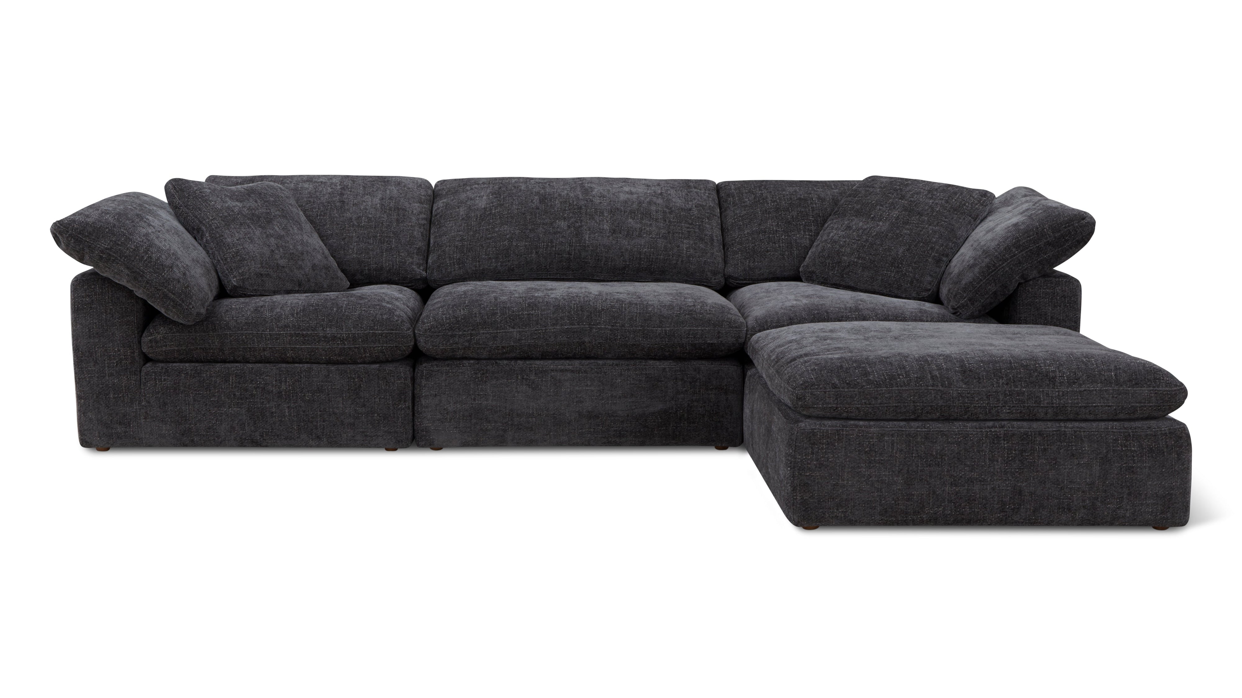 Movie Night™ 4-Piece Modular Sectional, Large, Truffle - Image 1