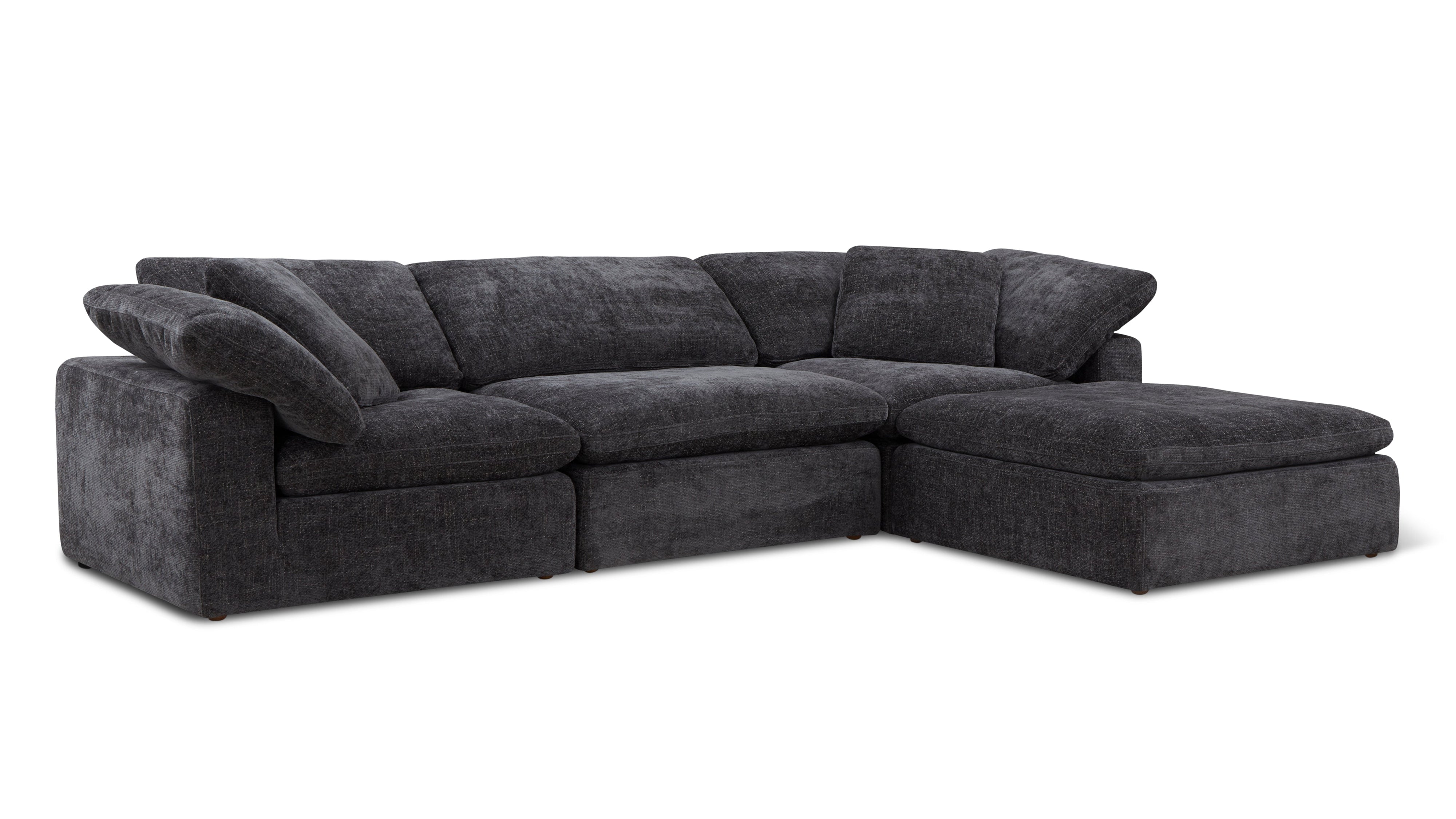 Movie Night™ 4-Piece Modular Sectional, Large, Truffle - Image 12