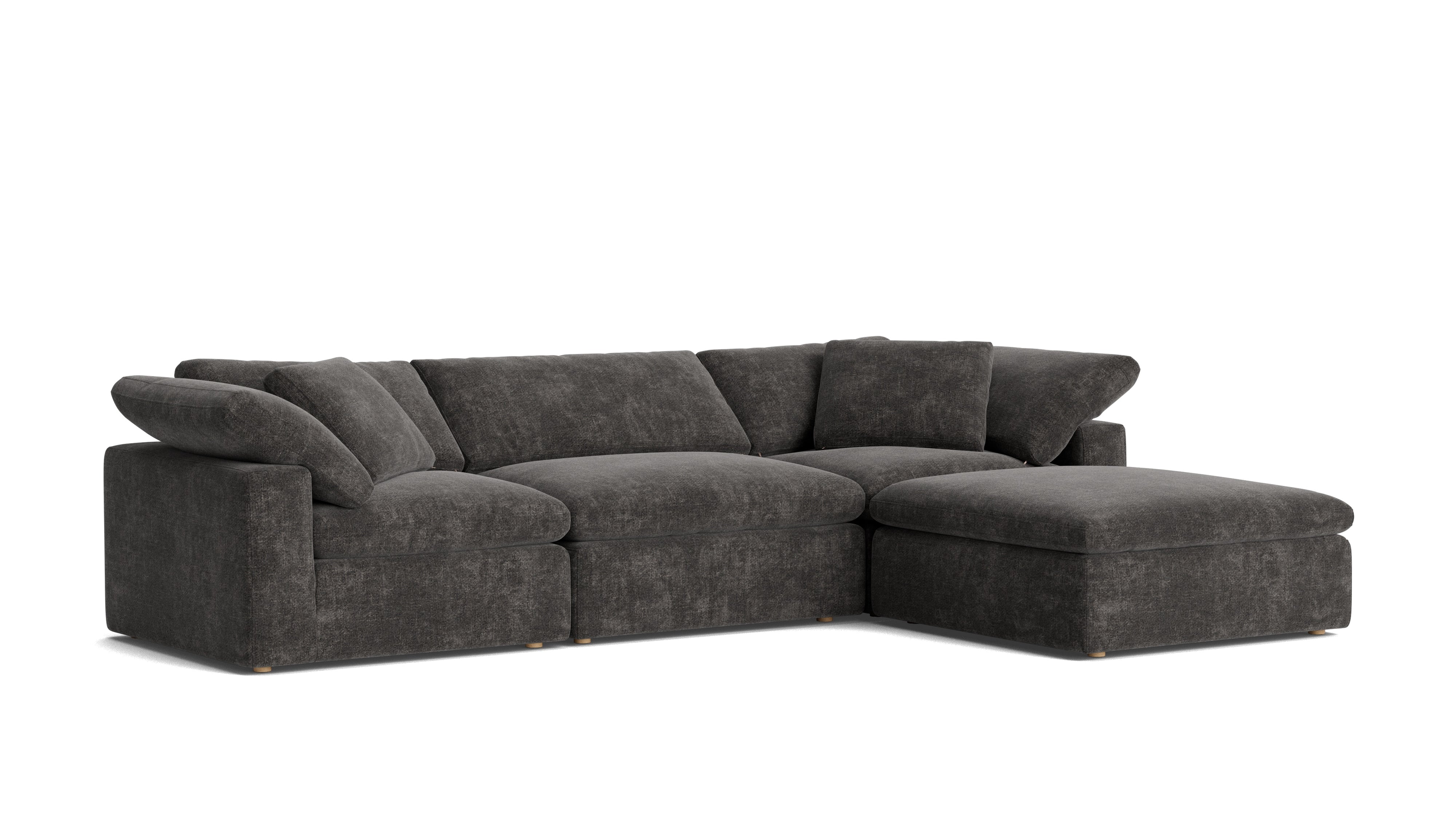Movie Night™ 4 - Piece Modular Sectional, Large, Truffle - Sundays Company CanadaSEC-YJ-902-003