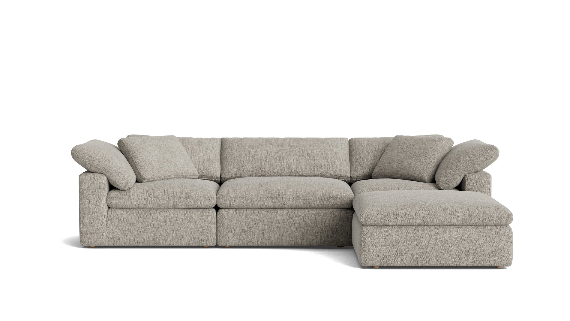 Movie Night™ 4-Piece Modular Sectional, Large, Oatmeal_image