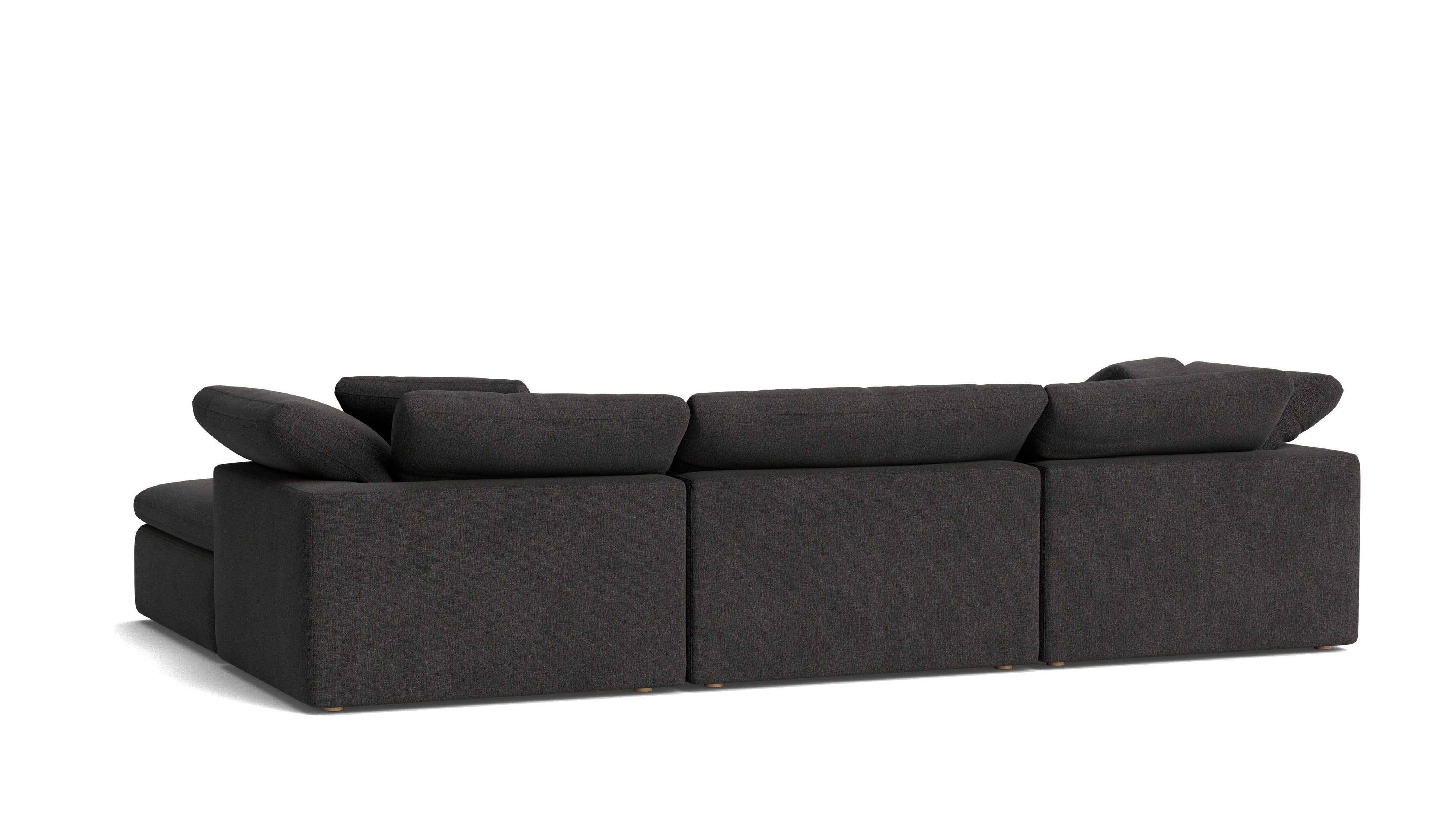 Movie Night™ 4 - Piece Modular Sectional, Large, Dark Shadow - Sundays Company CanadaSEC-YJ-902-025