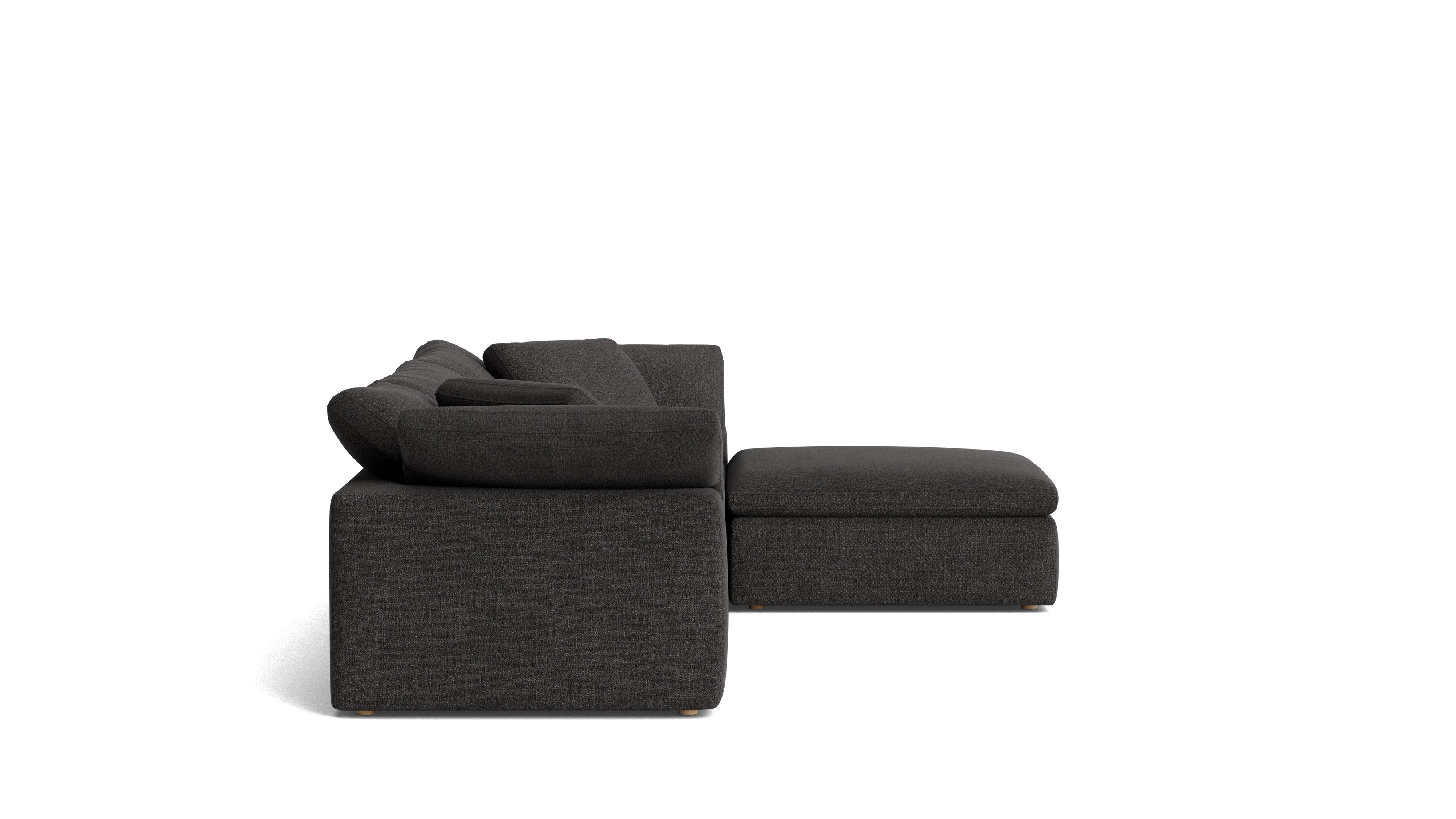 Movie Night™ 4 - Piece Modular Sectional, Large, Dark Shadow - Sundays Company CanadaSEC-YJ-902-025