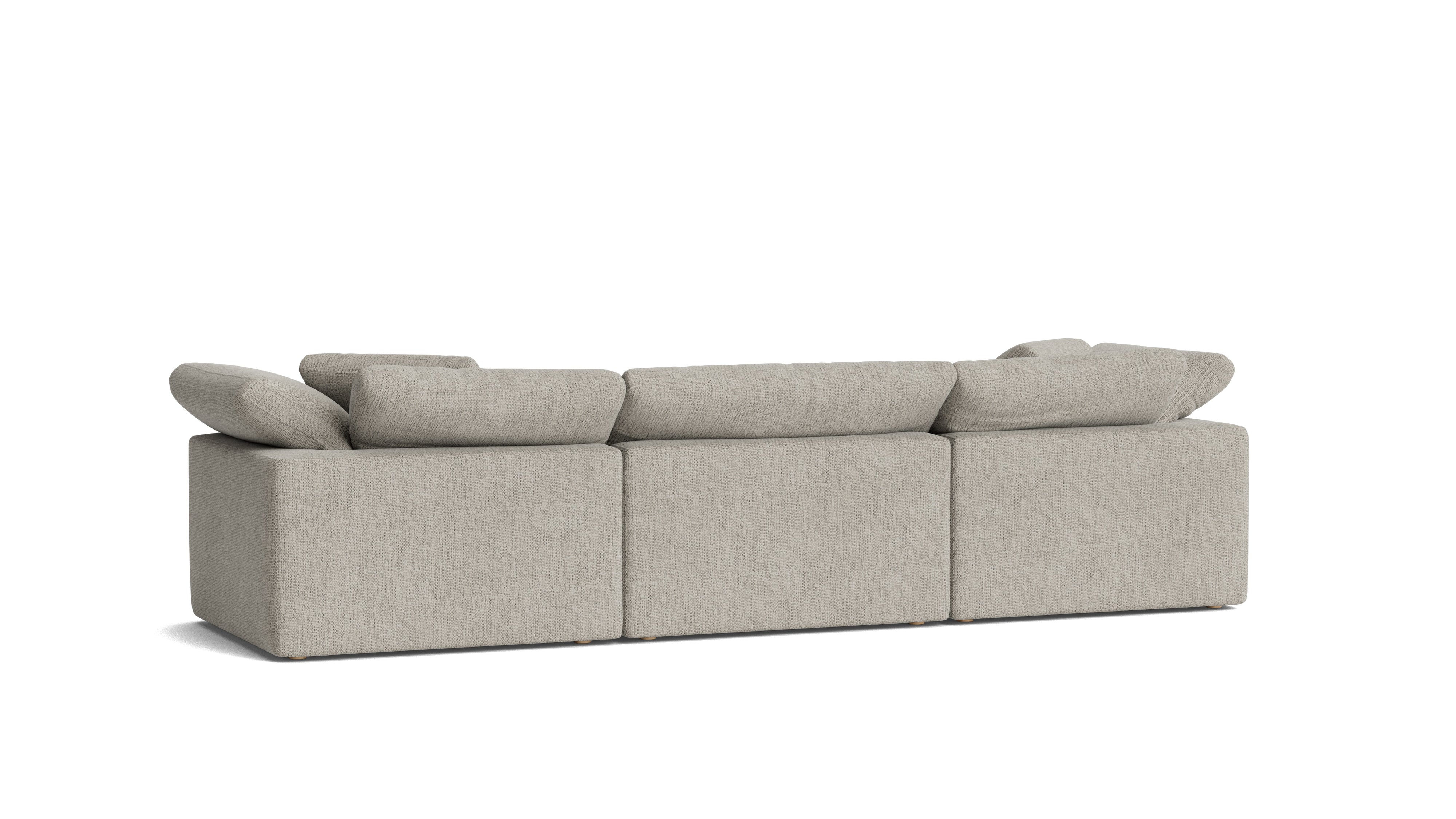 Movie Night™ 3-Piece Modular Sofa, Large, Oatmeal