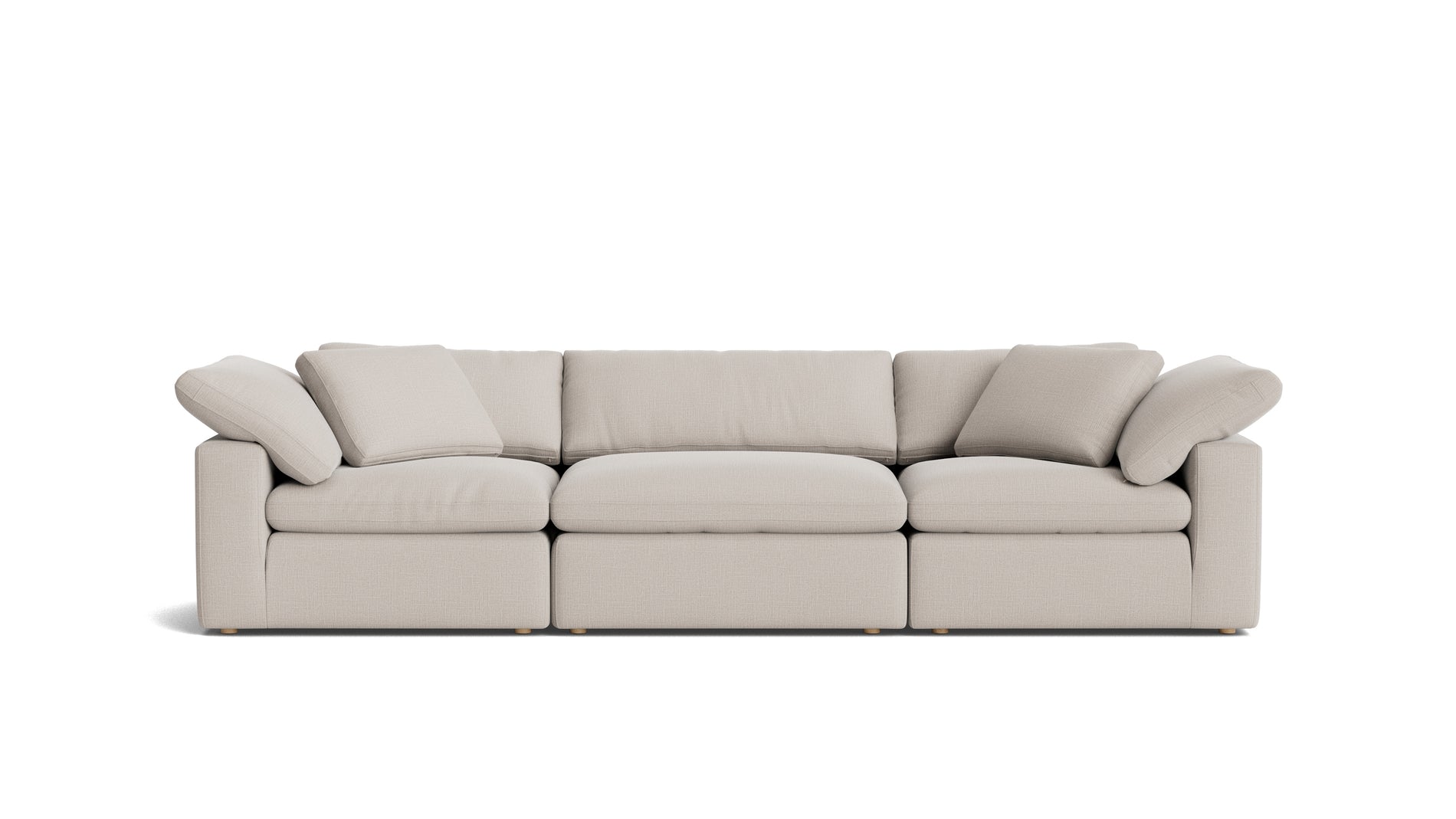 Movie Night™ 3-Piece Modular Sofa, Large, Clay_image