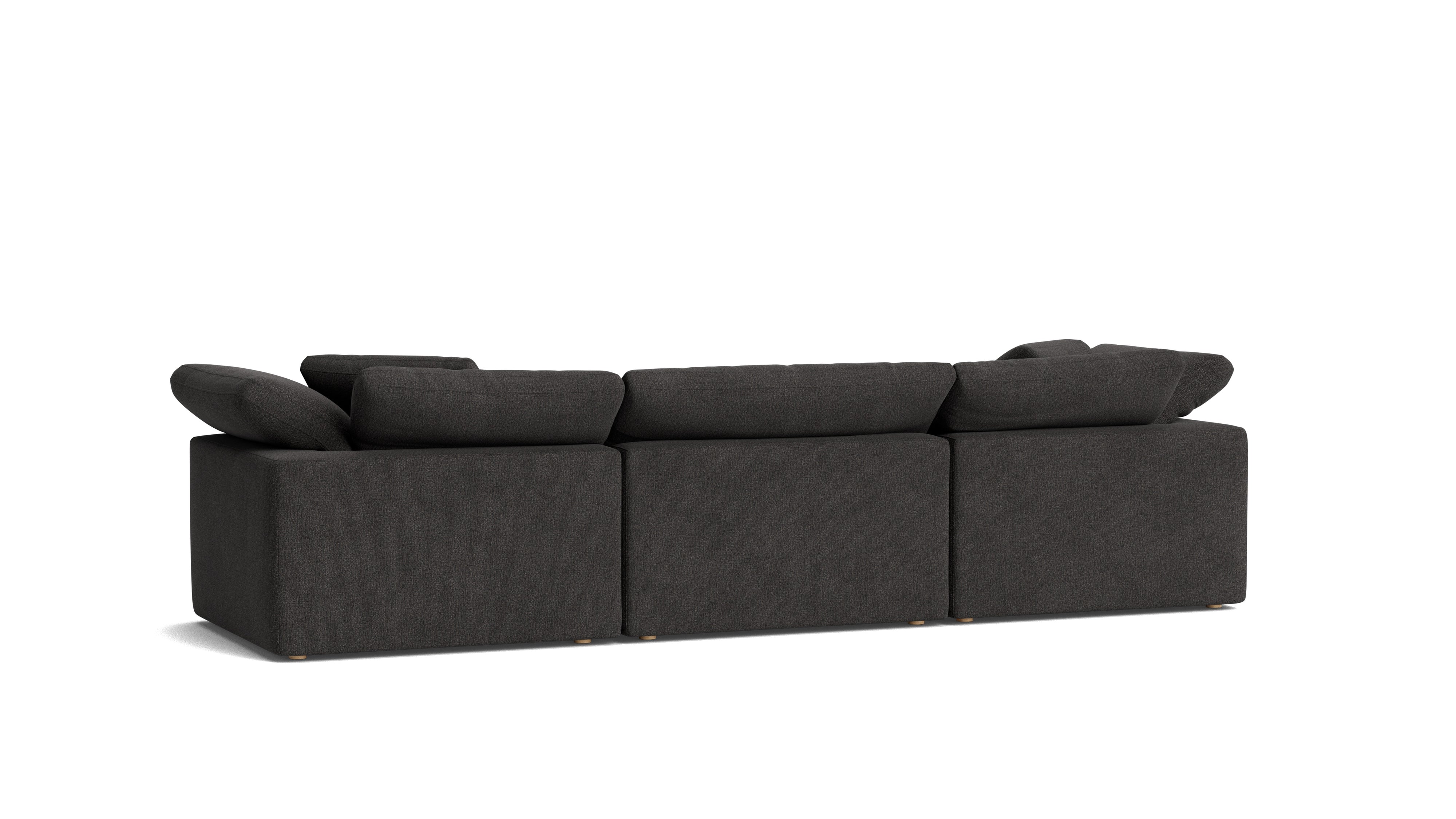 Movie Night™ 3-Piece Modular Sofa, Large, Dark Shadow