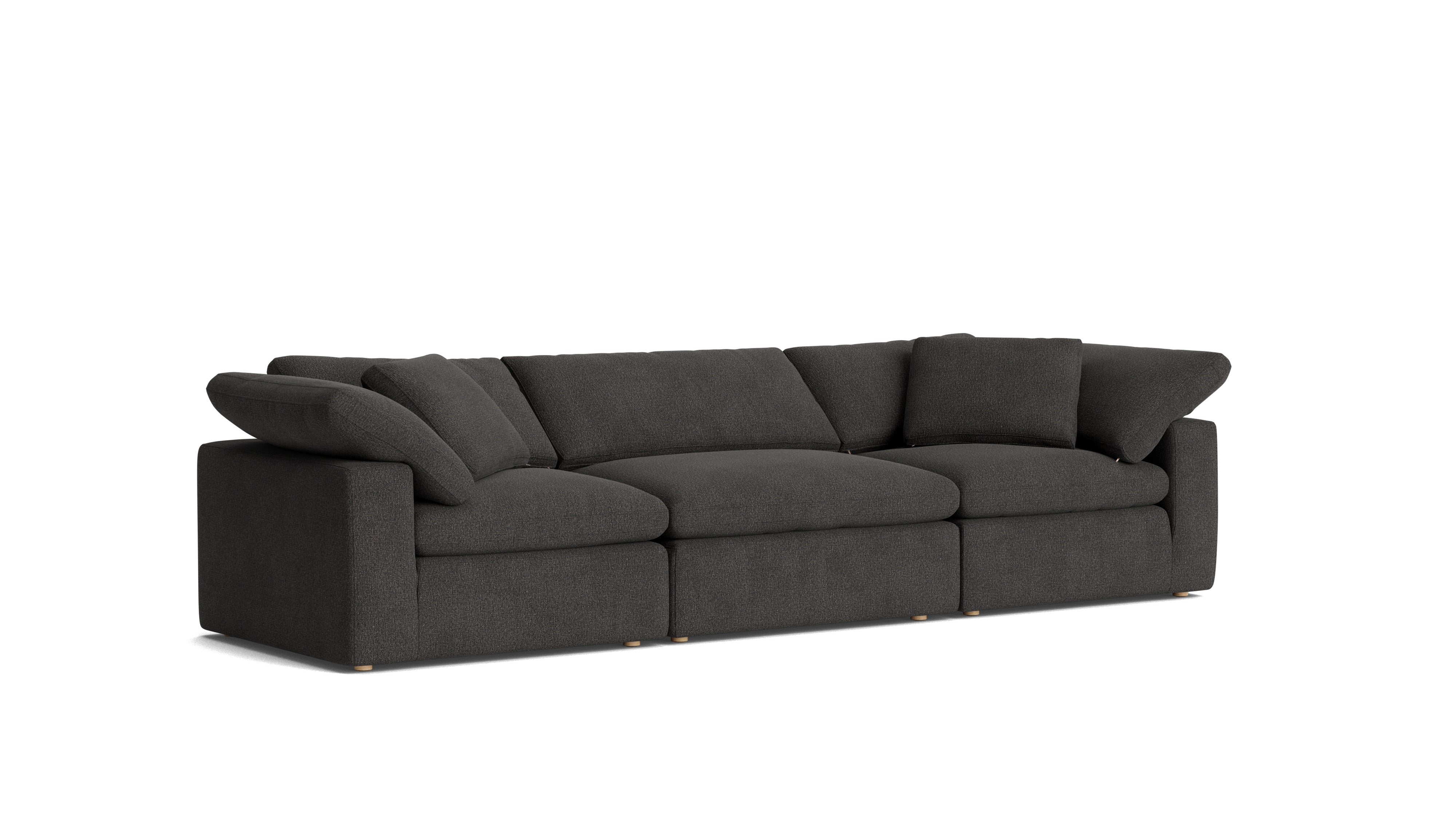 Movie Night™ 3-Piece Modular Sofa, Large, Dark Shadow