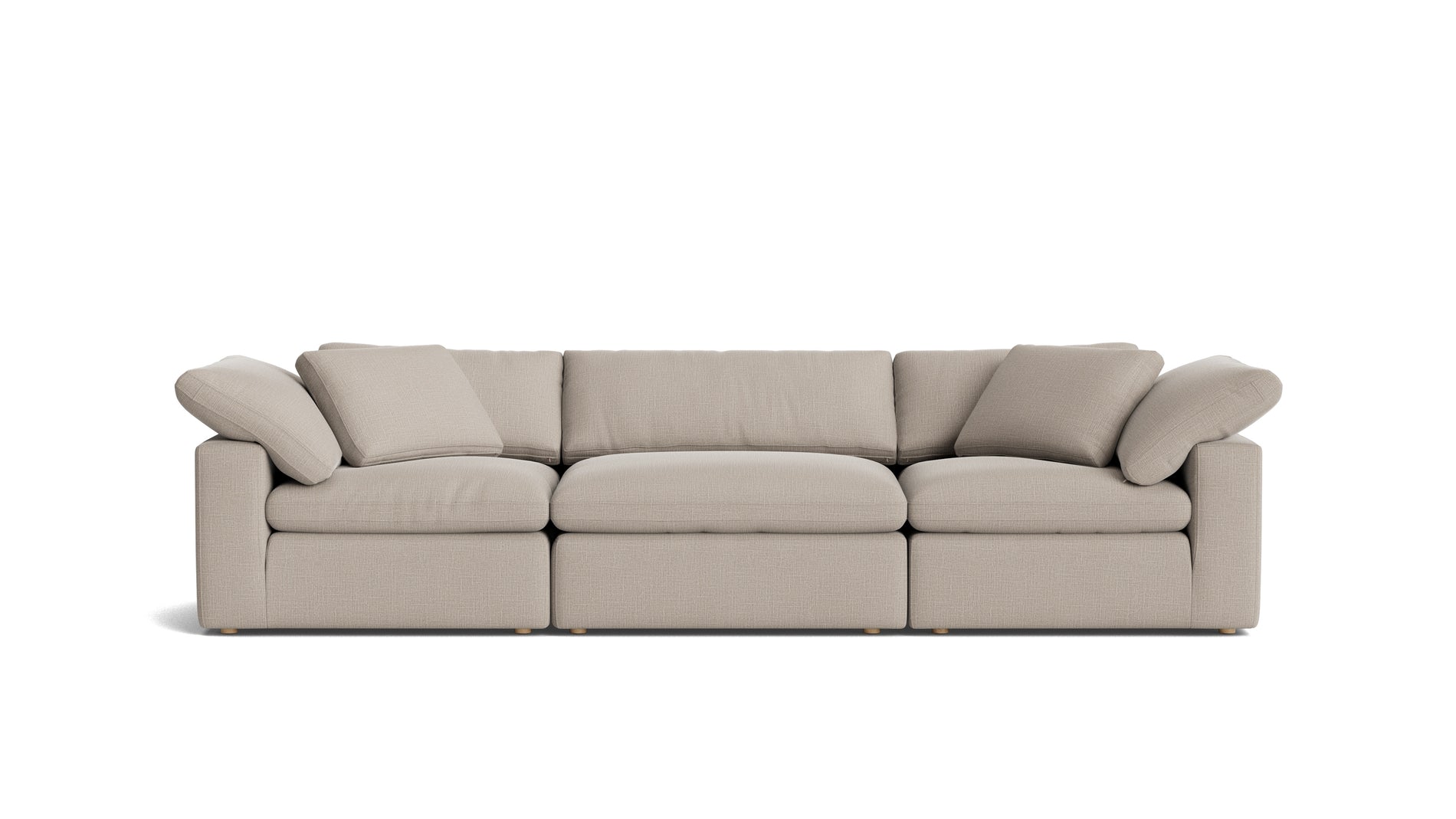 Movie Night™ 3-Piece Modular Sofa, Large, Light Pebble_image