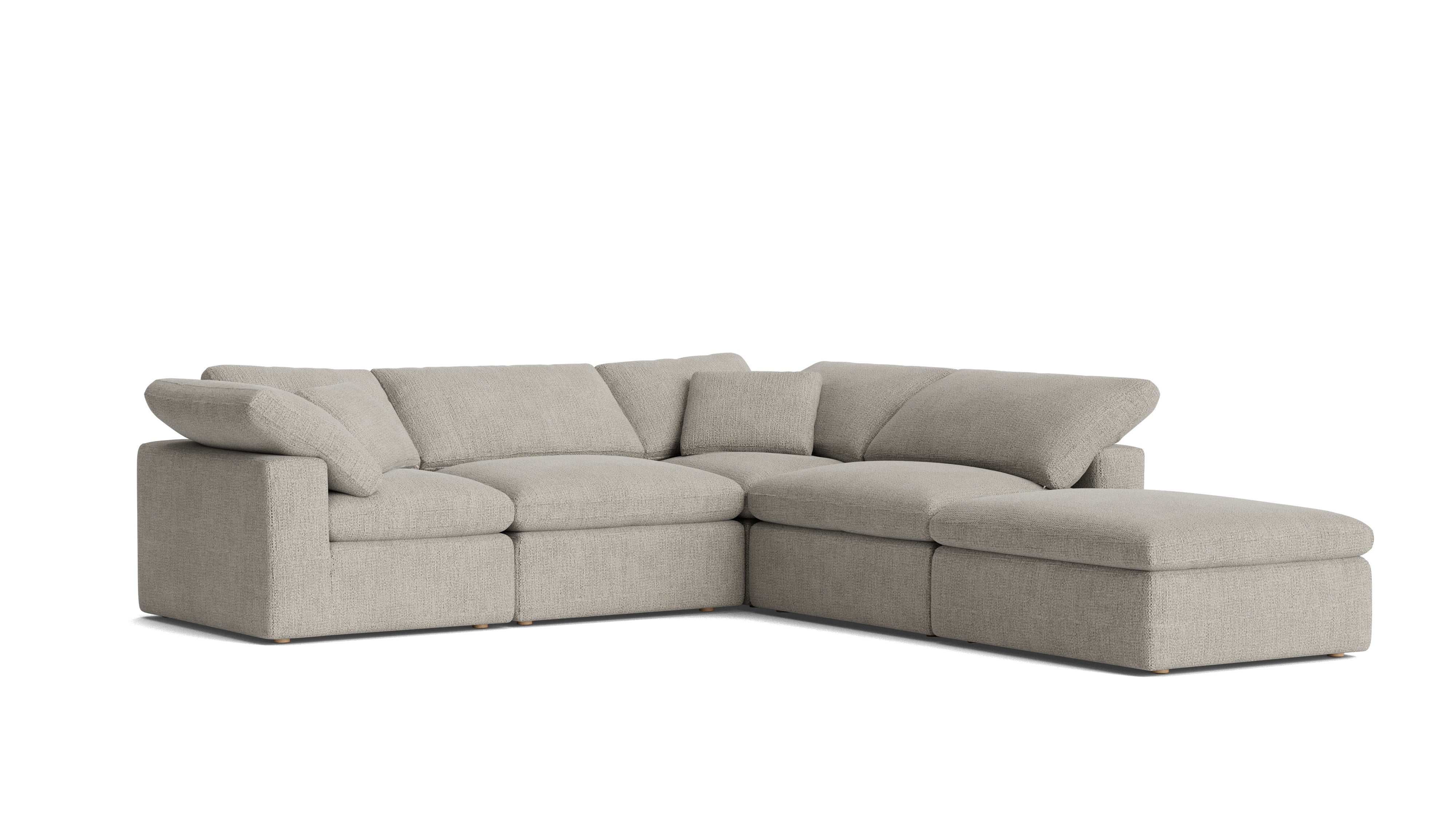 Movie Night™ 5-Piece Modular Sectional, Standard, Oatmeal