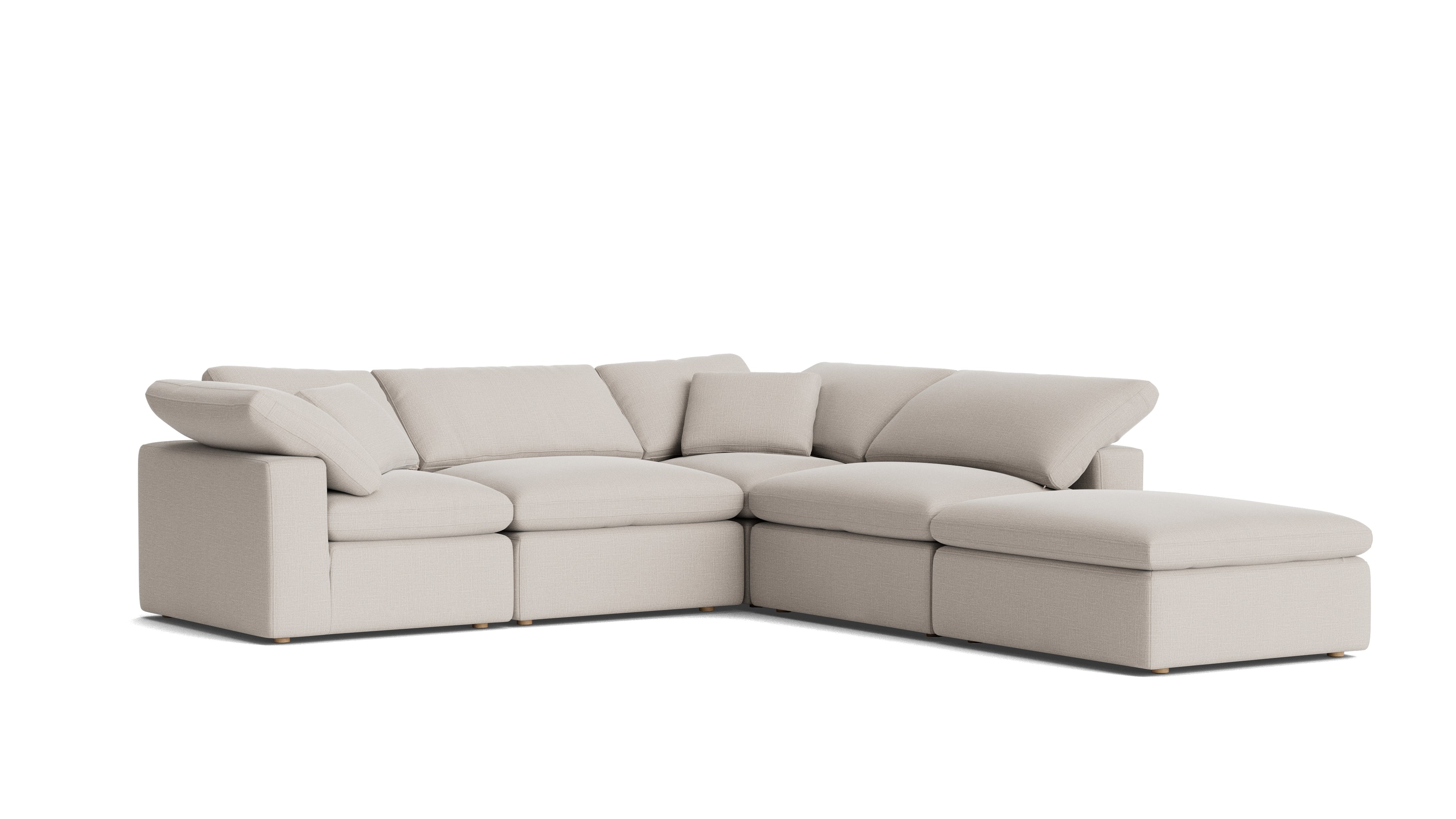 Movie Night™ 5-Piece Modular Sectional, Standard, Clay