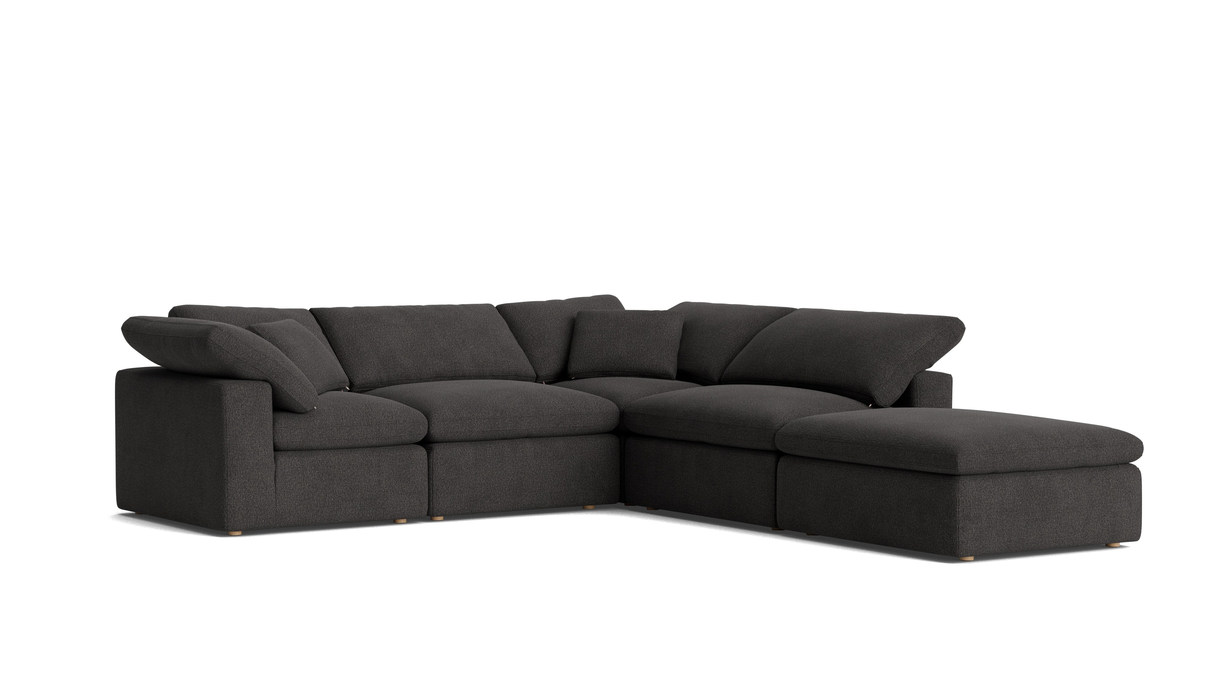 Movie Night™ 5-Piece Modular Sectional, Standard, Dark Shadow