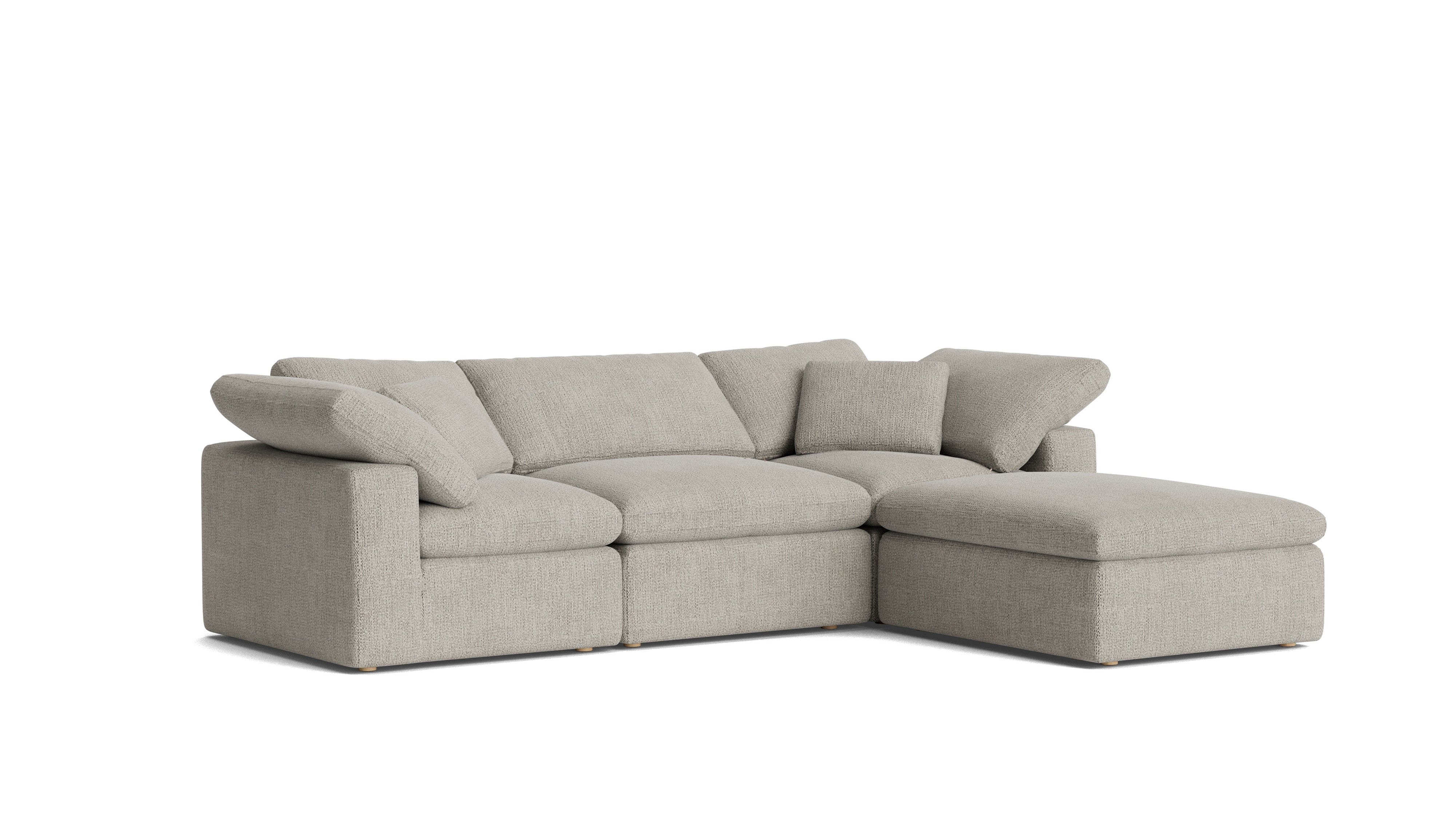 Movie Night™ 4-Piece Modular Sectional, Standard, Oatmeal