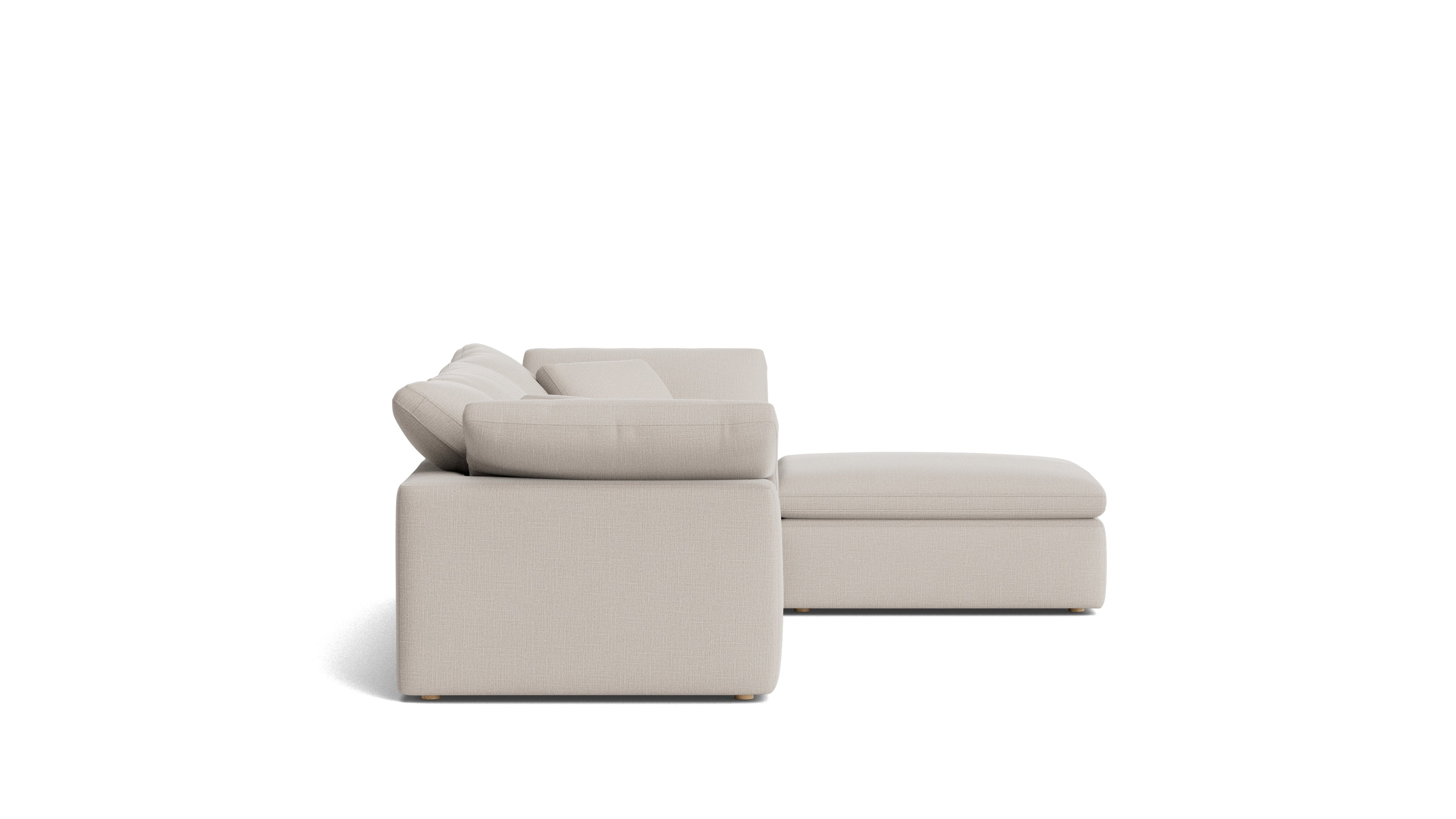 Movie Night™ 4-Piece Modular Sectional, Standard, Clay