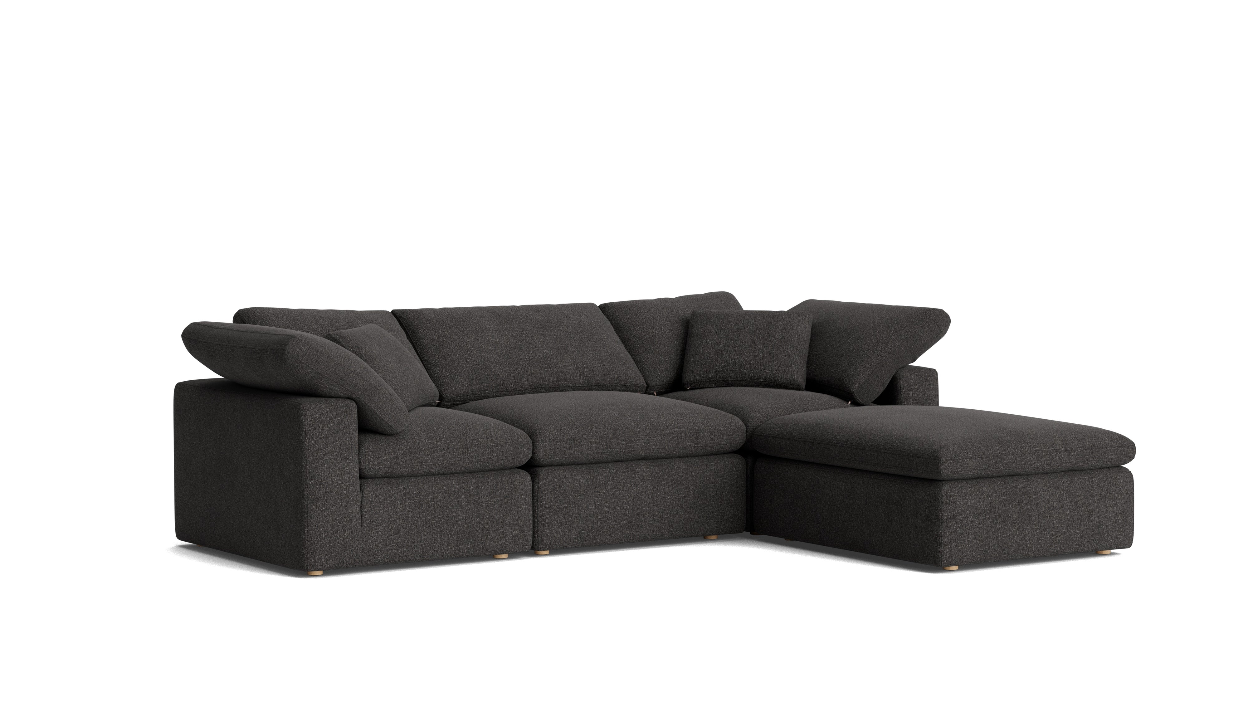 Movie Night™ 4-Piece Modular Sectional, Standard, Dark Shadow
