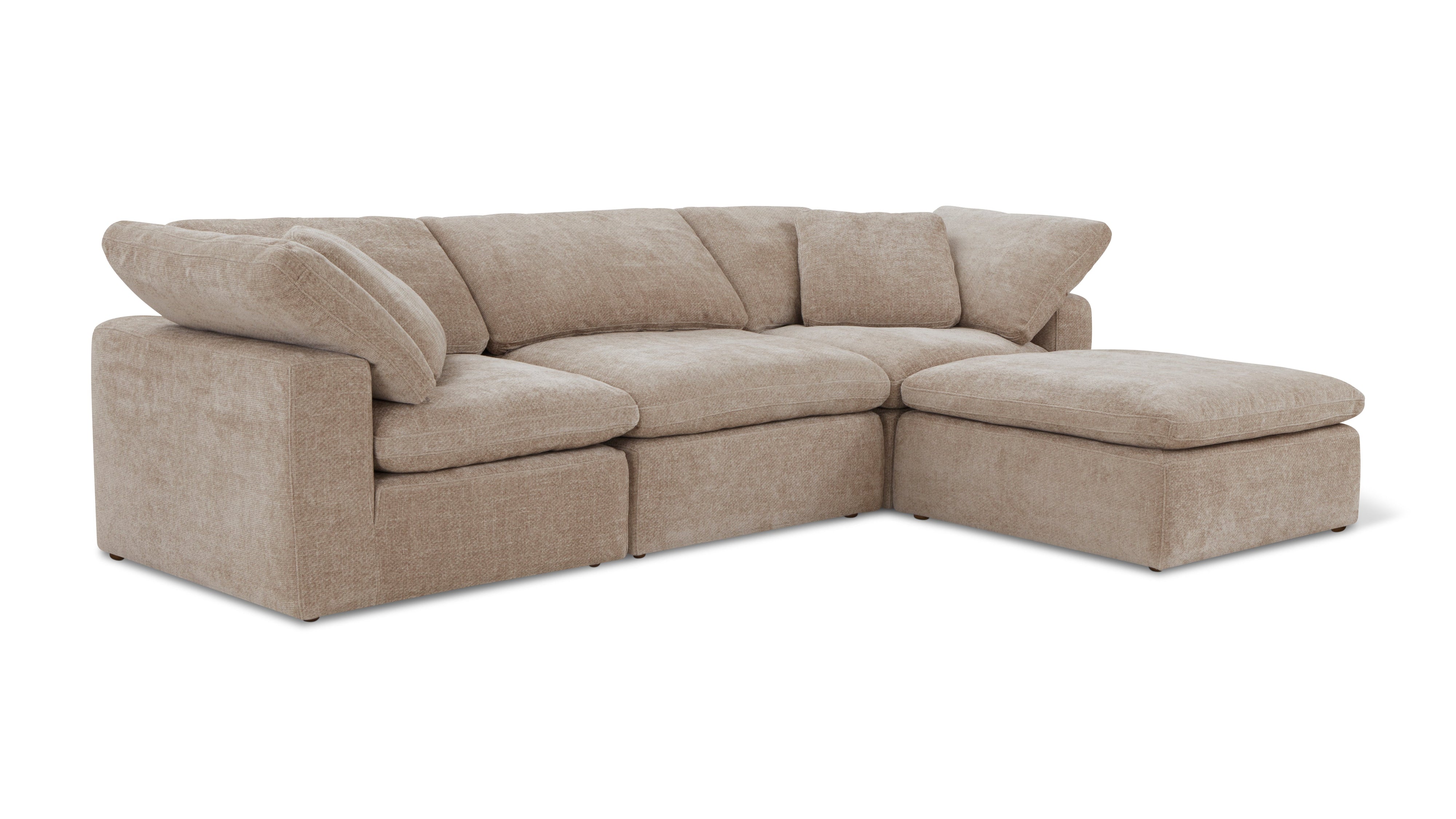Movie Night™ 4-Piece Modular Sectional, Standard, Champagne - Image 11