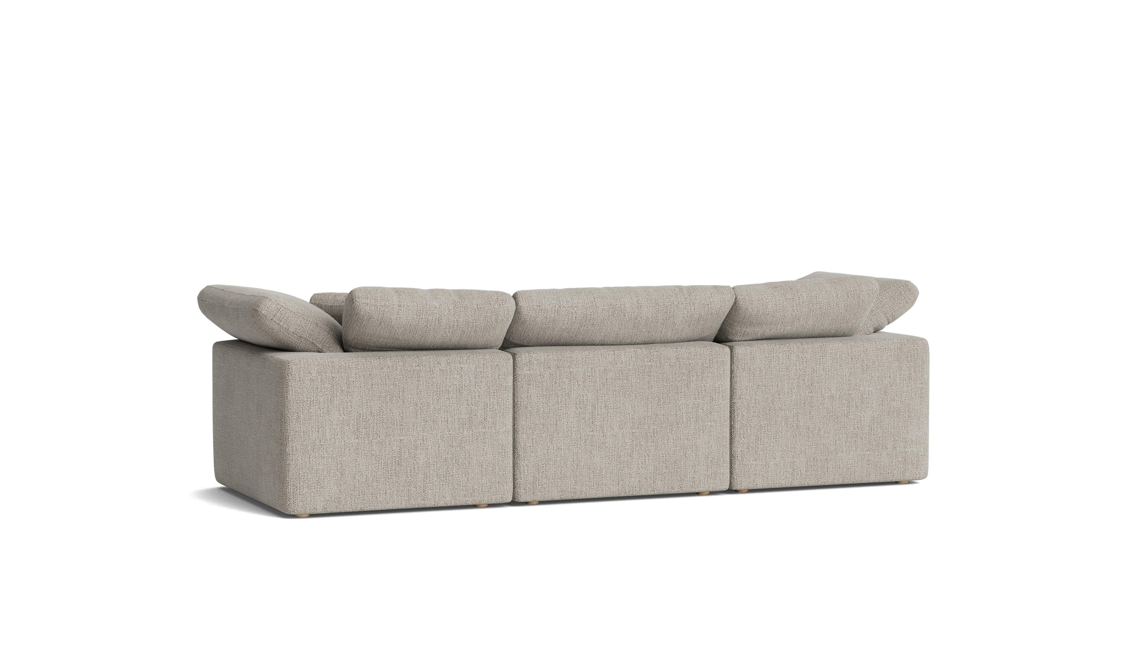 Movie Night™ 3-Piece Modular Sofa, Standard, Oatmeal