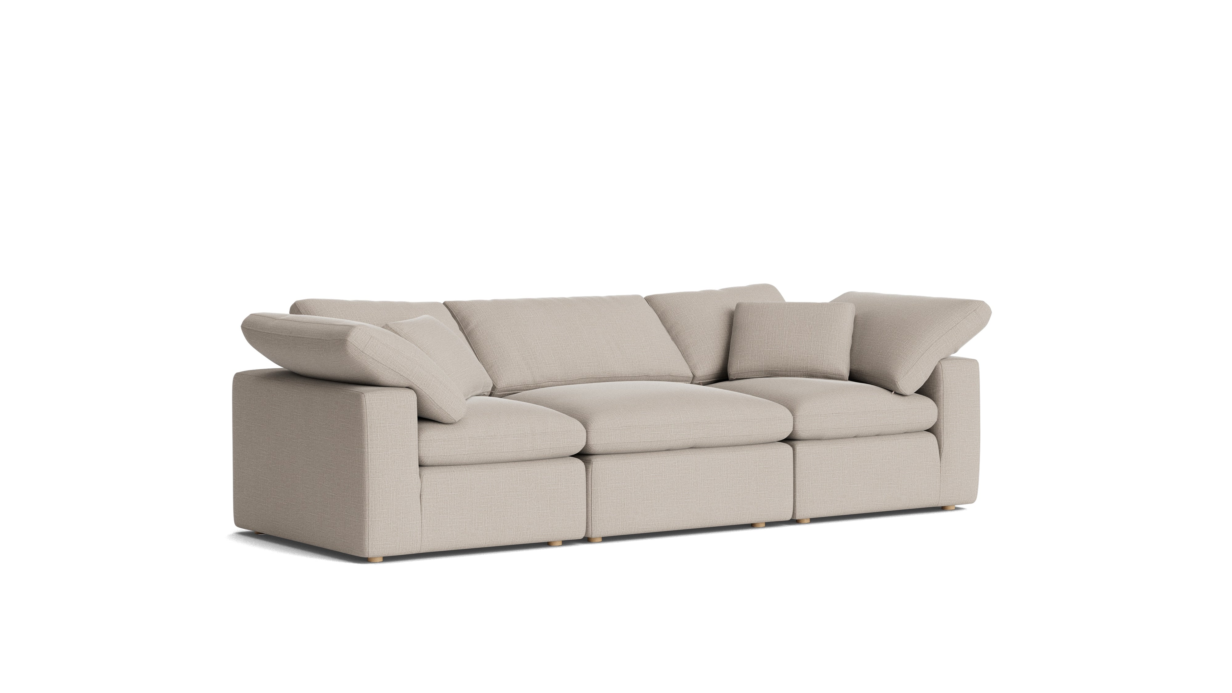 Movie Night™ 3-Piece Modular Sofa, Standard, Light Pebble