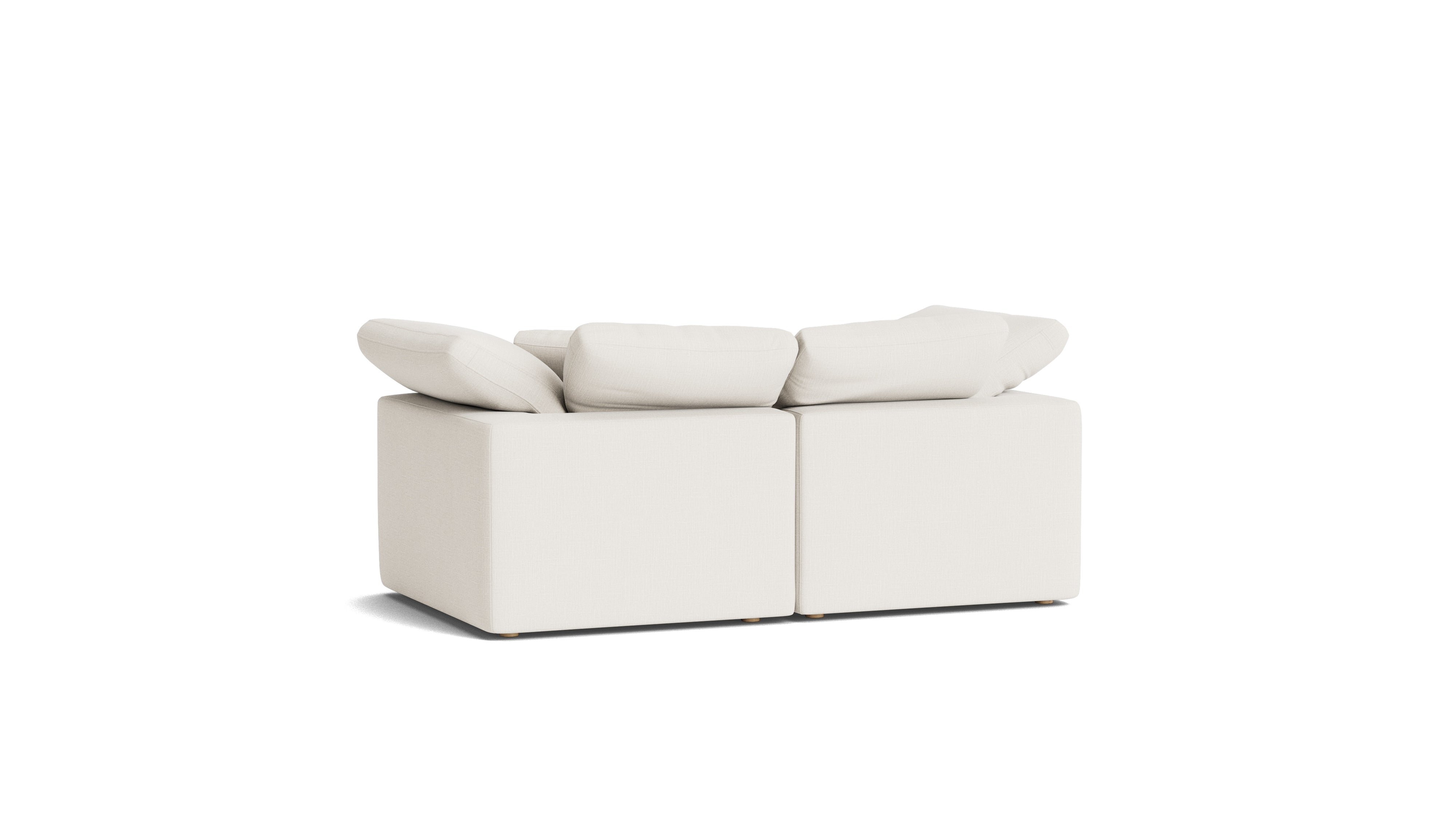 Movie Night™ 2-Piece Modular Sofa, Standard, Cream Linen