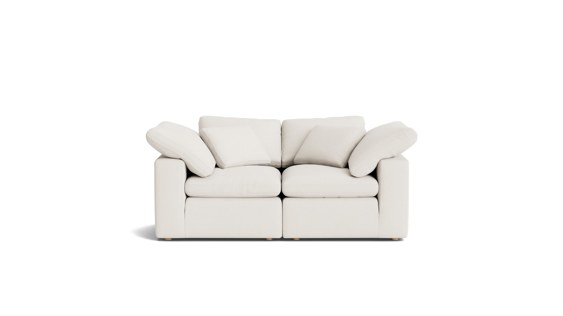 Movie Night™ 2-Piece Modular Sofa, Standard, Cream Linen_image