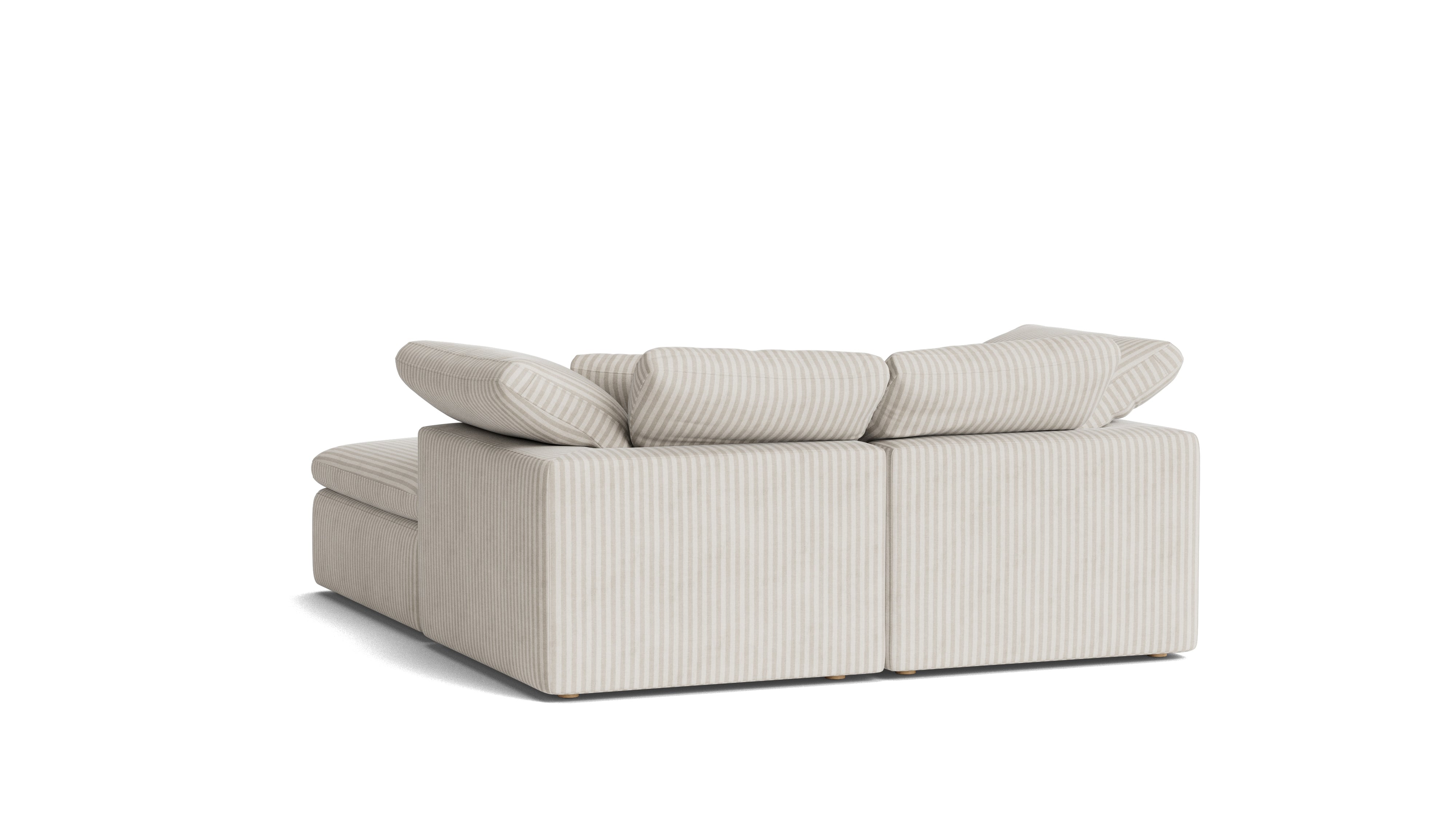 Movie Night™ 3-Piece Modular Sectional, Standard, Newport Stripe