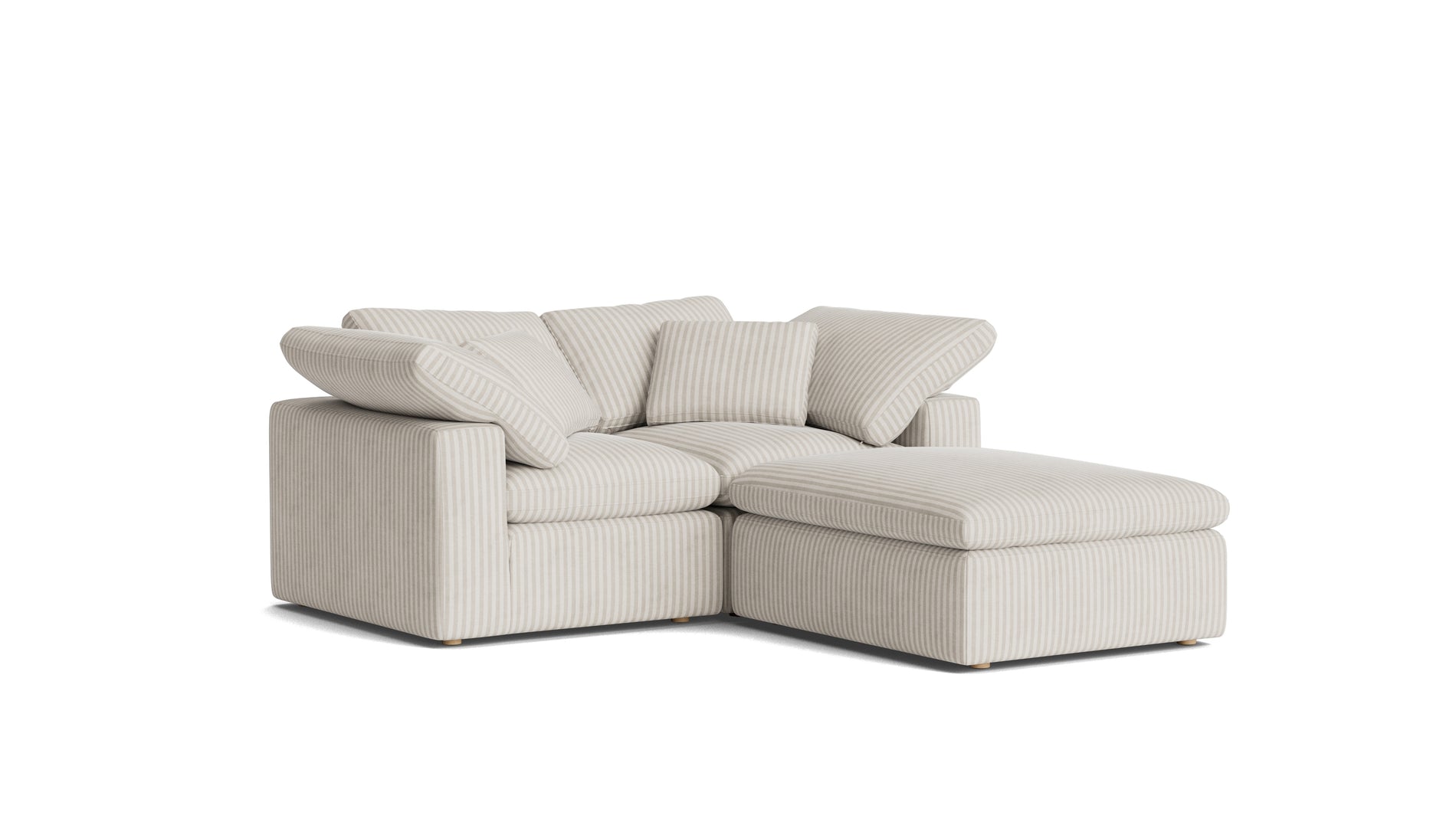Movie Night™ 3-Piece Modular Sectional, Standard, Newport Stripe_image