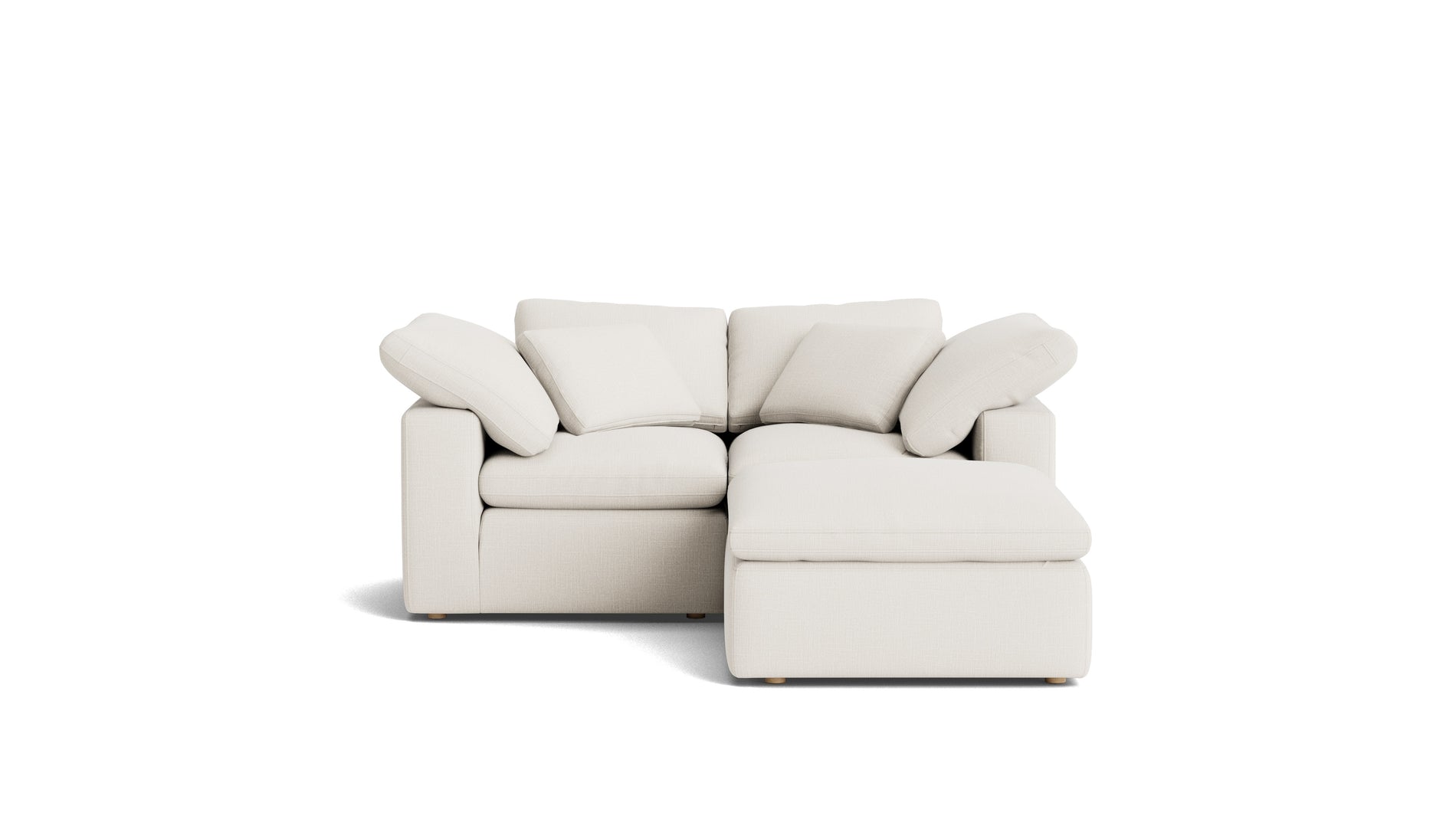 Movie Night™ 3-Piece Modular Sectional, Standard, Cream Linen_image