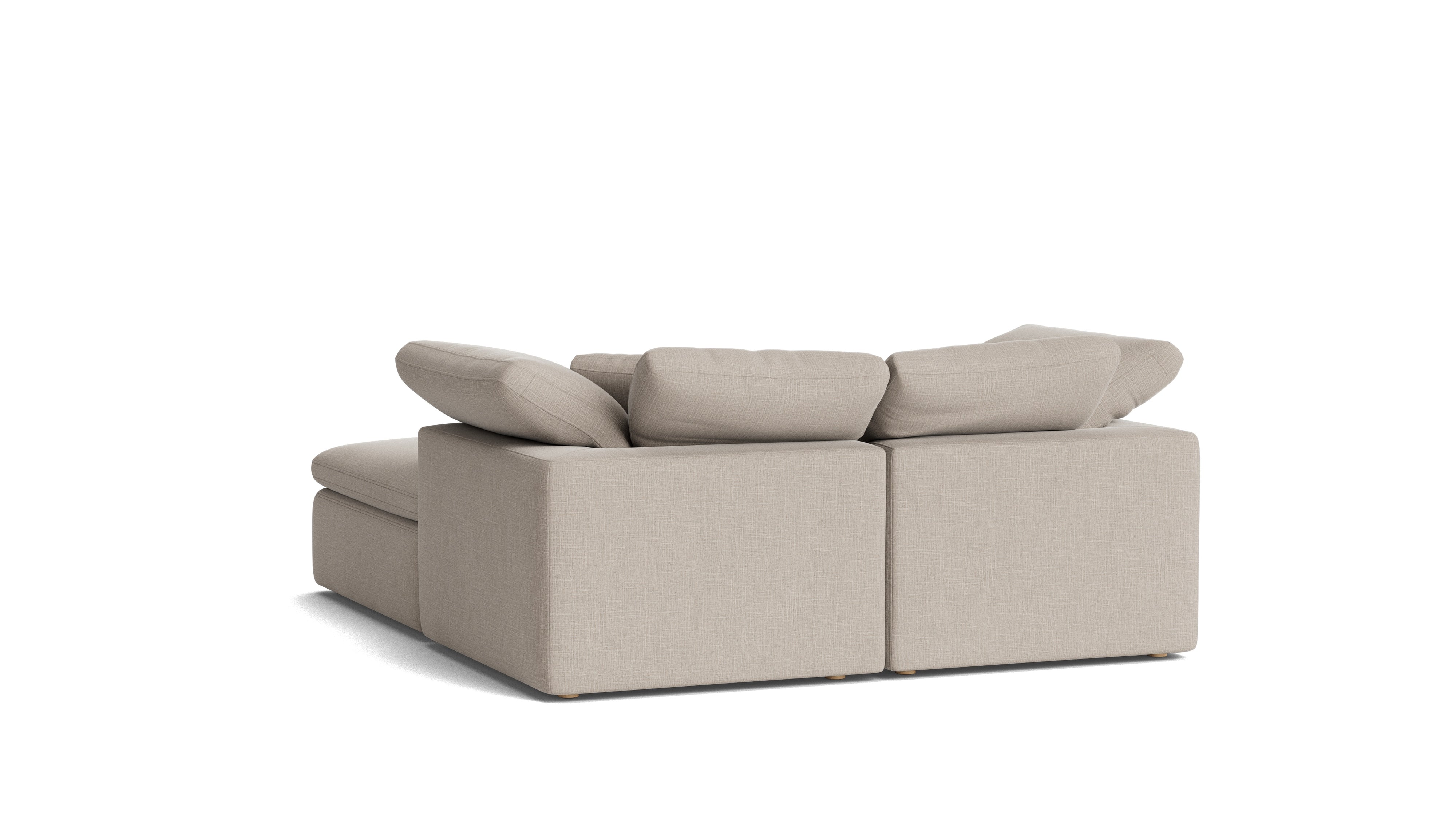 Movie Night™ 3-Piece Modular Sectional, Standard, Light Pebble