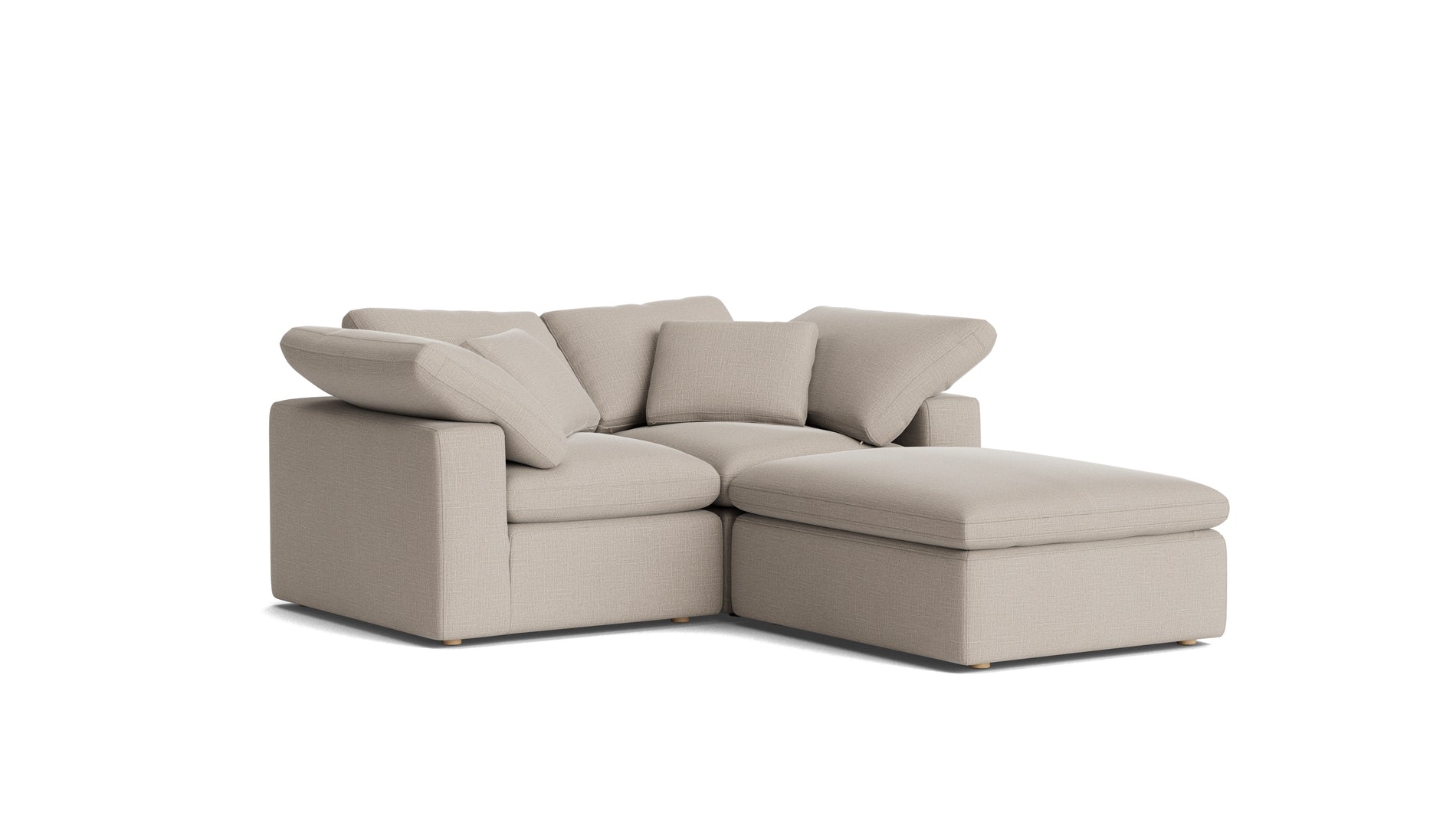 Movie Night™ 3-Piece Modular Sectional, Standard, Light Pebble_image