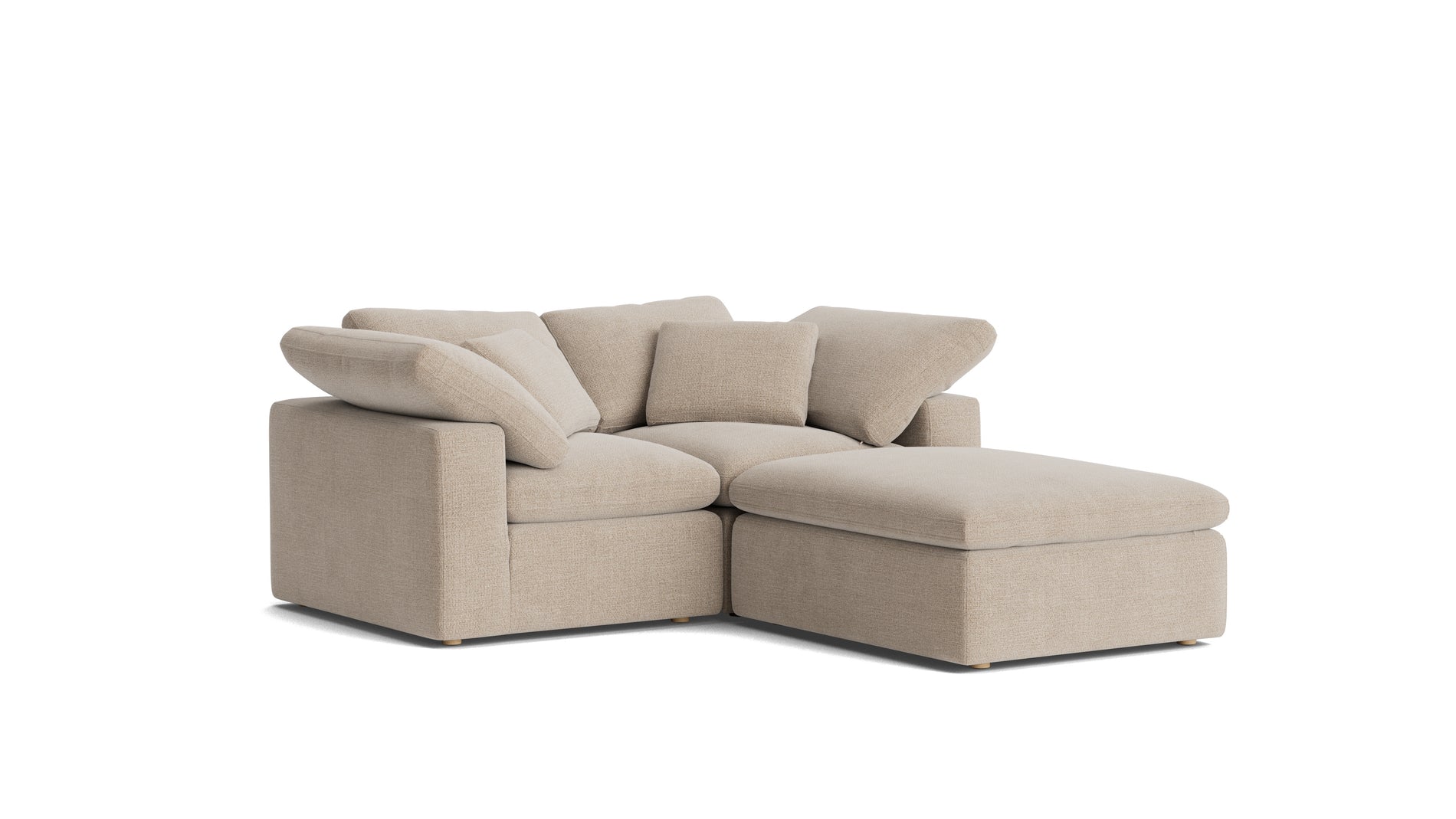 Movie Night™ 3-Piece Modular Sectional, Standard, Champagne_image