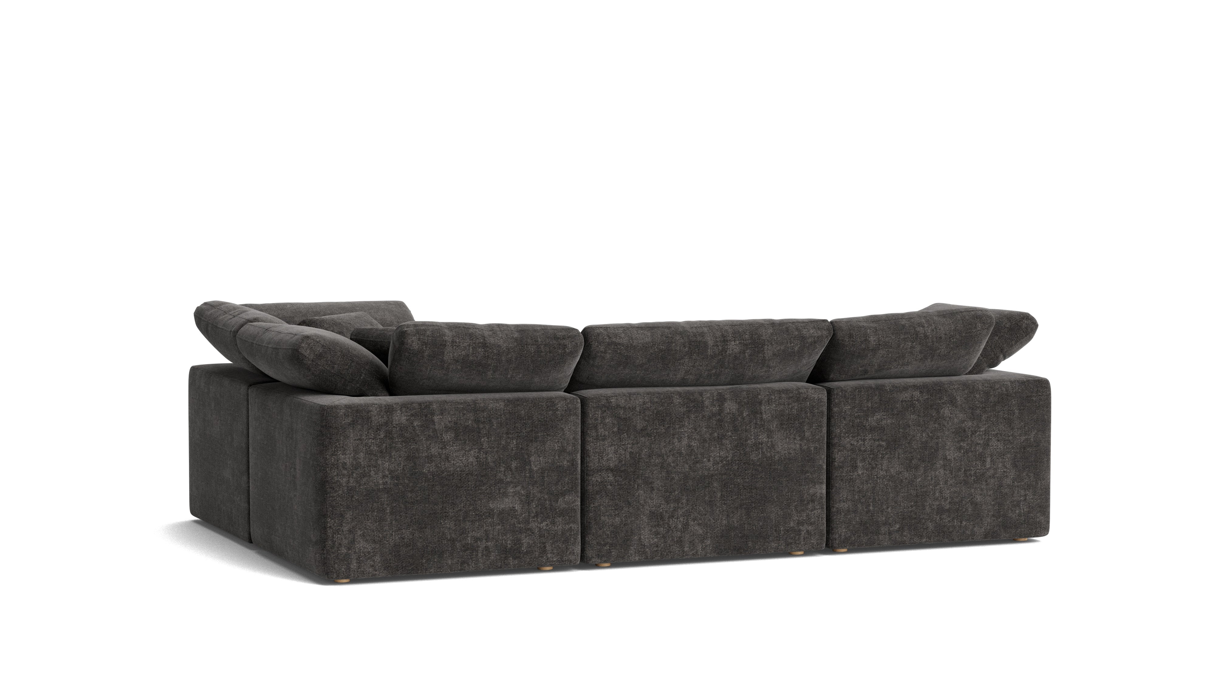 Movie Night™ 4-Piece Modular Sectional Closed, Standard, Truffle