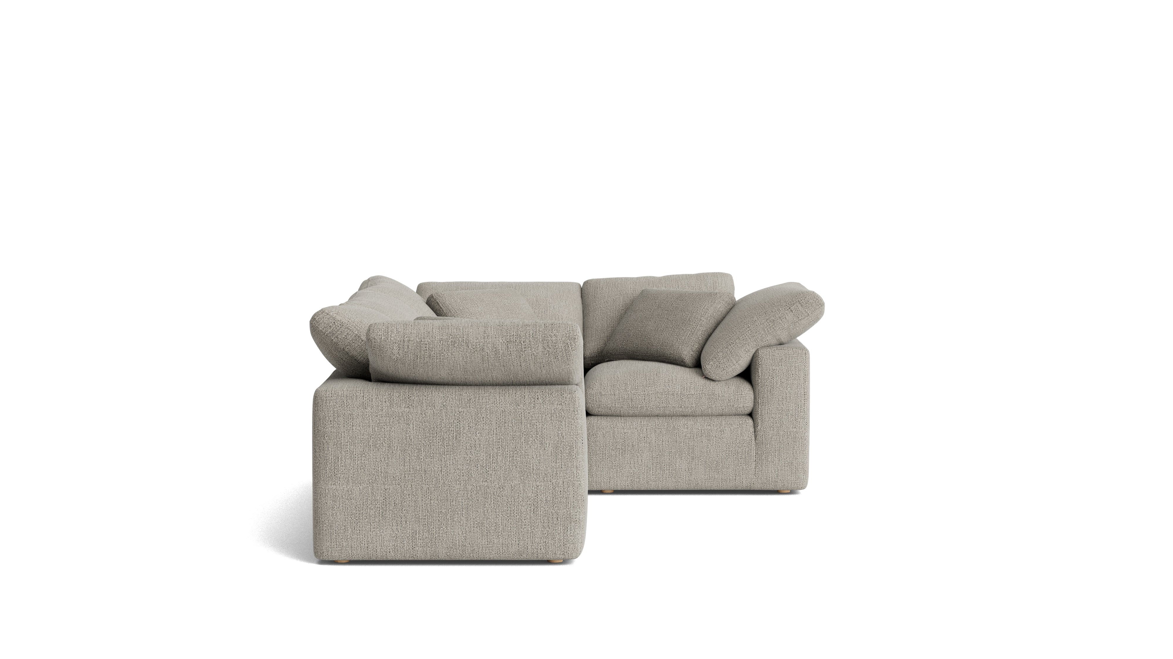Movie Night™ 4-Piece Modular Sectional Closed, Standard, Oatmeal