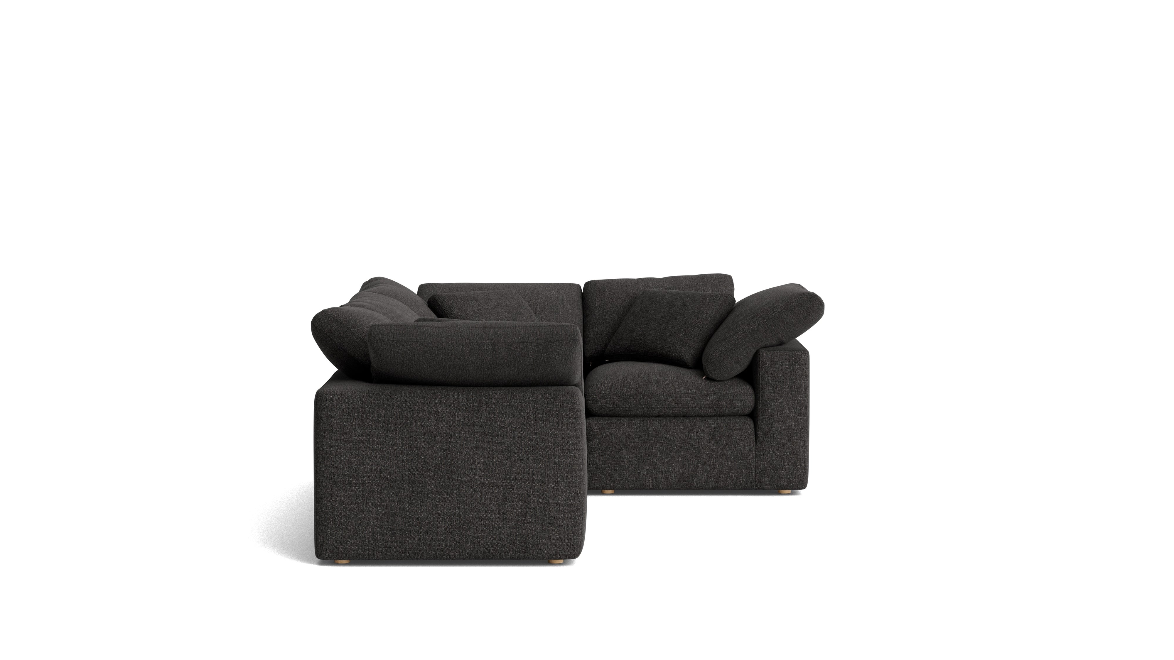Movie Night™ 4-Piece Modular Sectional Closed, Standard, Dark Shadow
